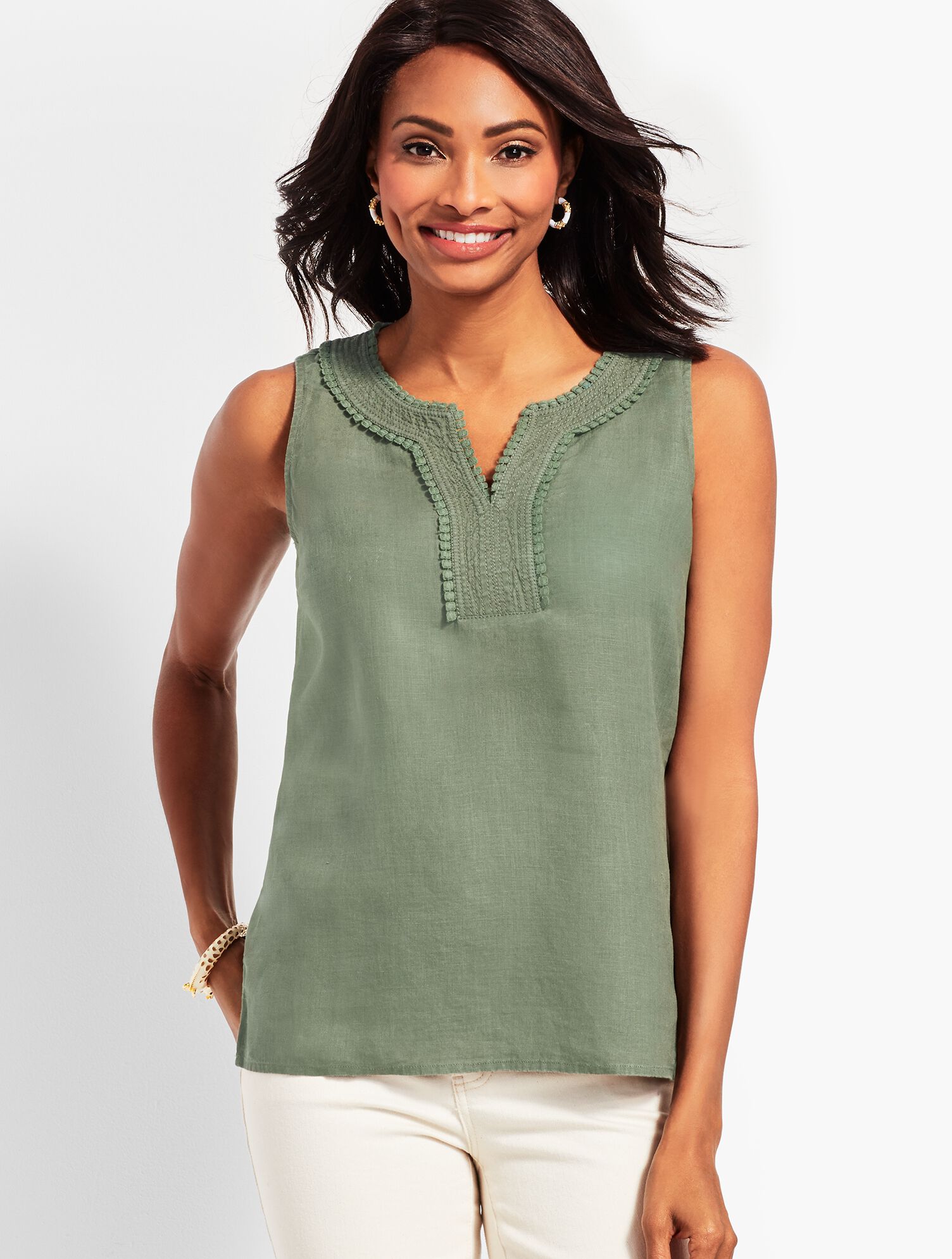 Trapunto Stitch Shell