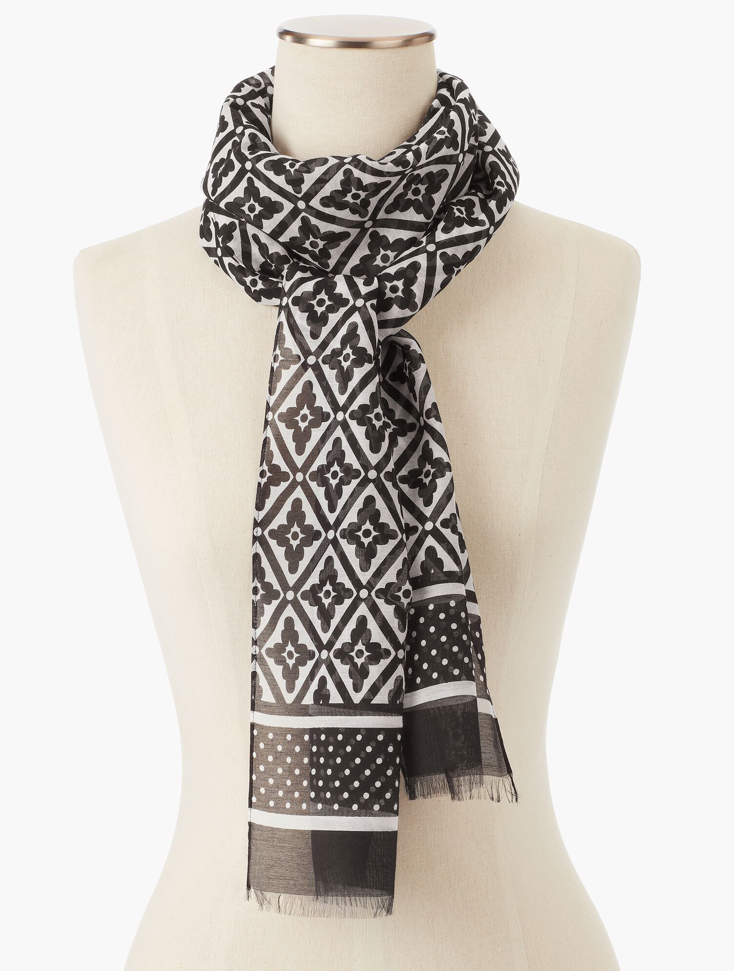 Geo-Diamond Scarf