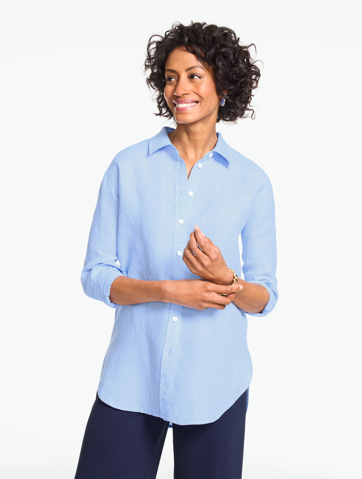 Linen Everyday Relaxed Shirt - Cross Dye