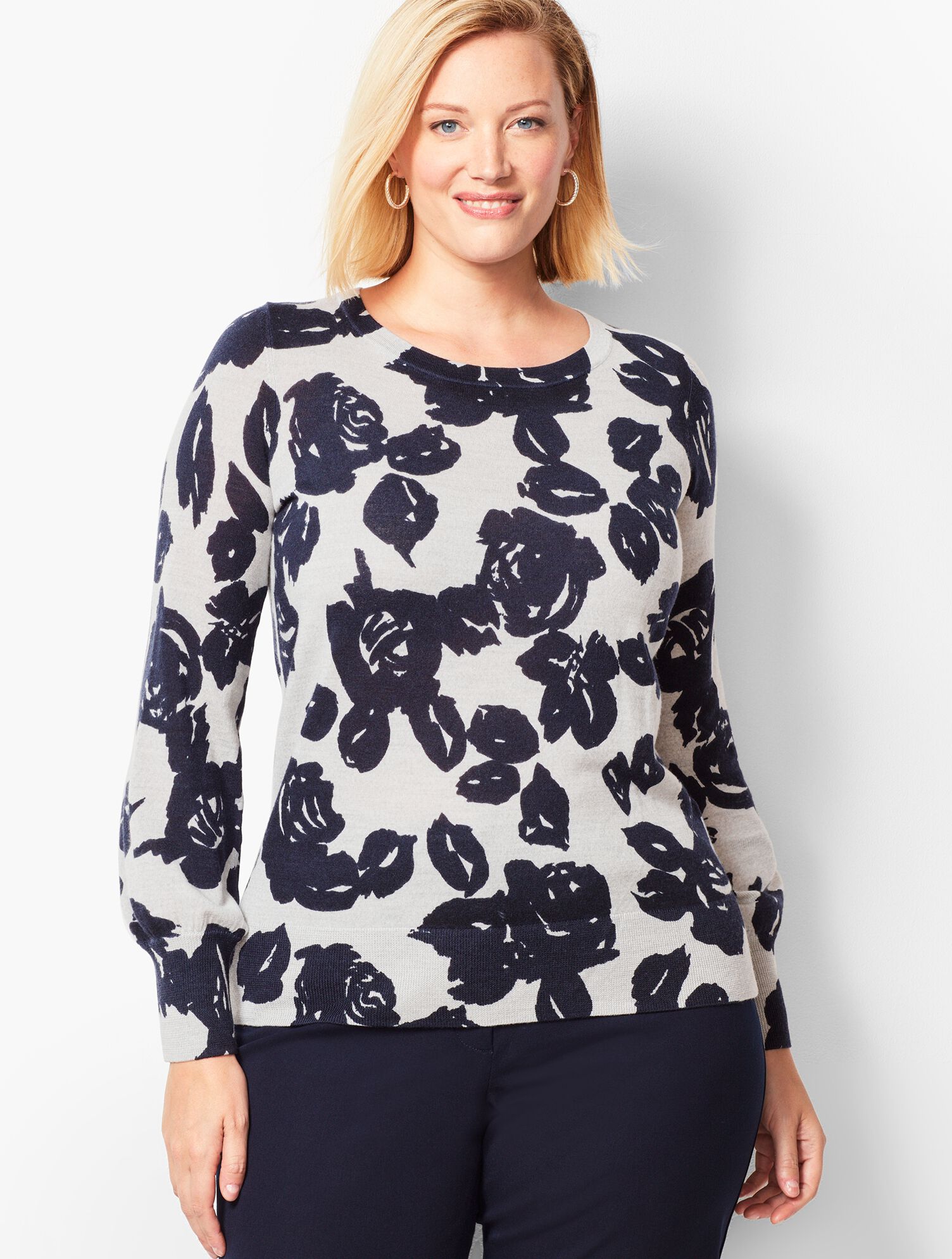 Merino Sweater - Floral 