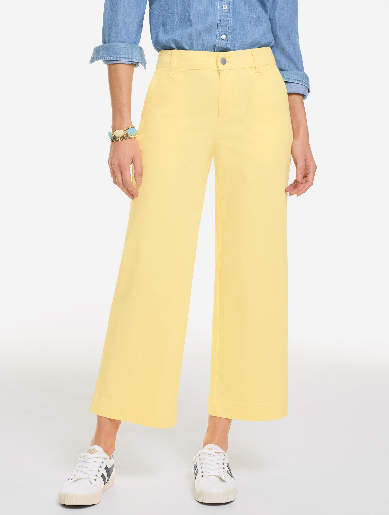 Wide Crop Jeans