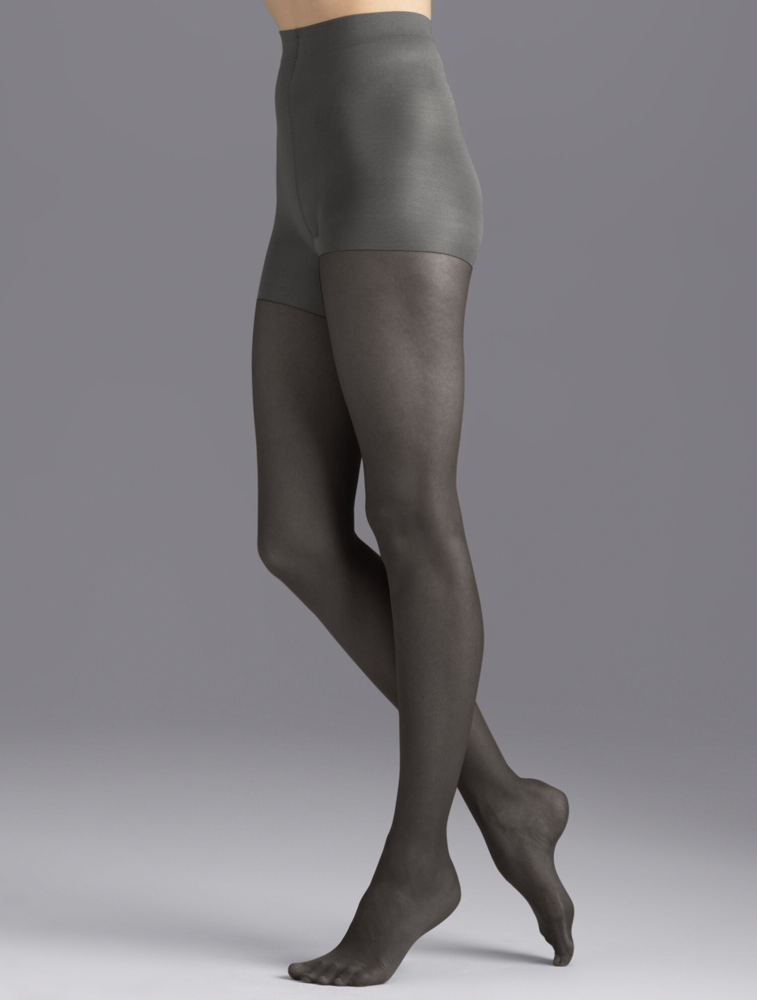 Plus Size Control Top Hosiery