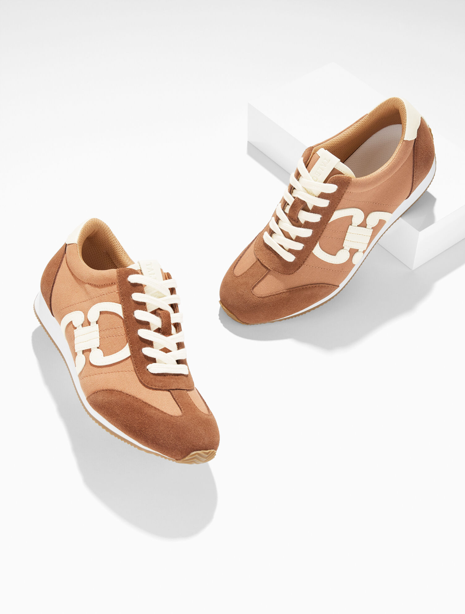 Alex Status Herringbone Suede Sneakers