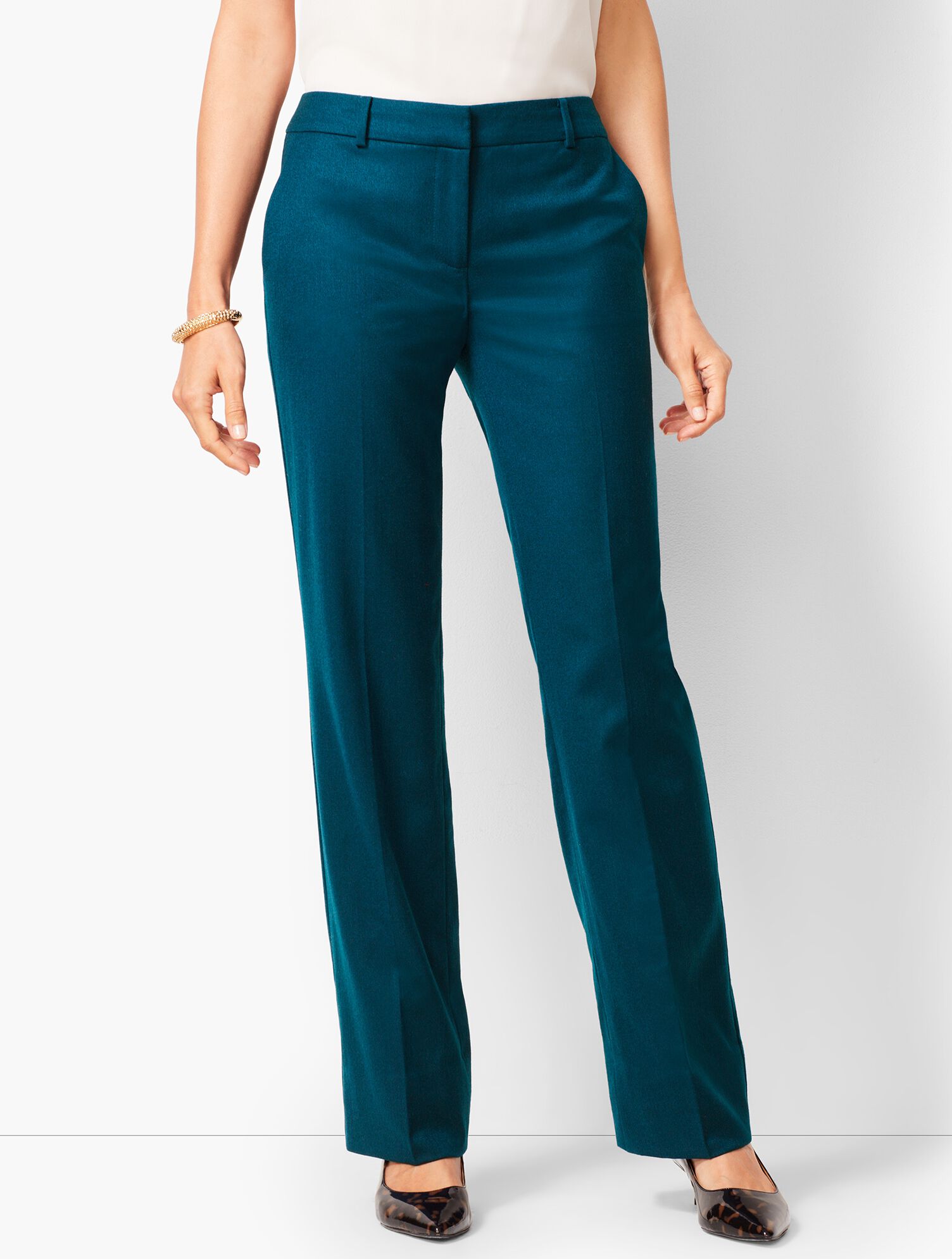 Talbots Windsor Luxe Italian Flannel Pants