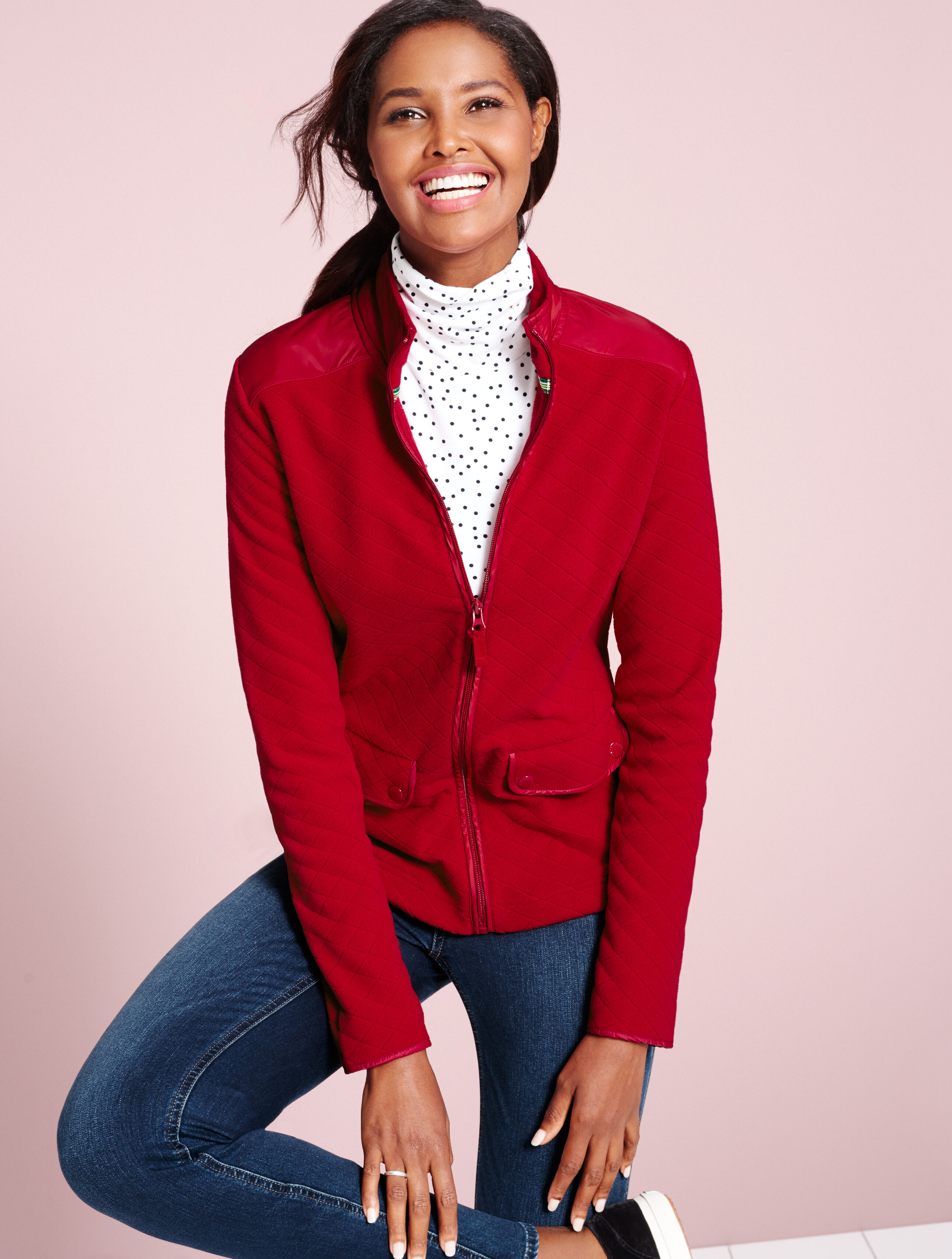 Dot Turtleneck