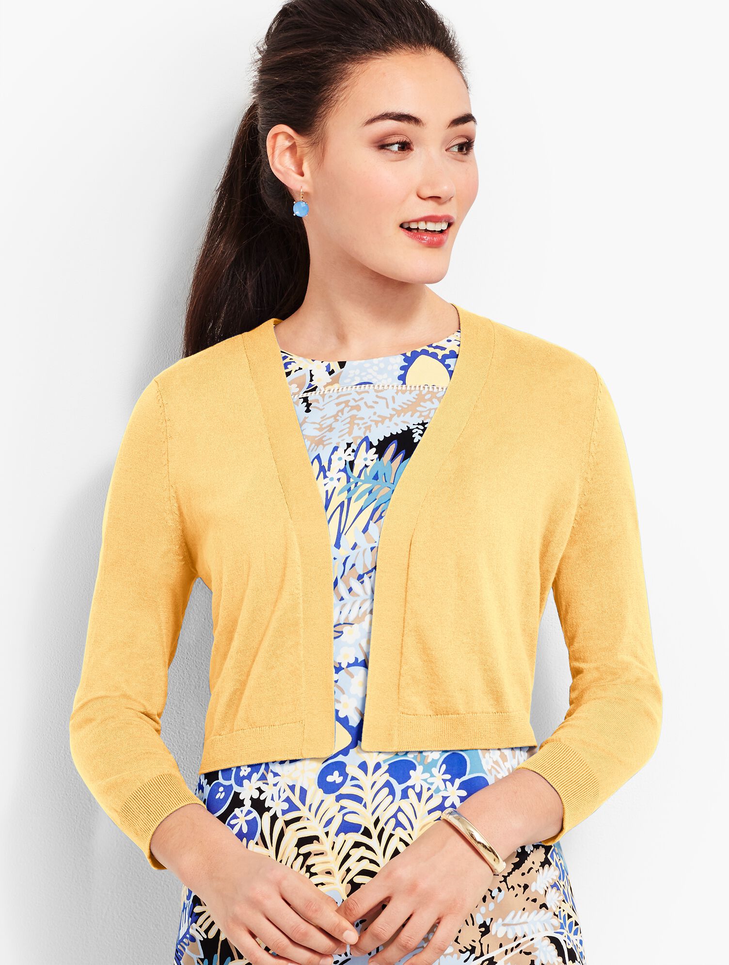 Classic Dress Shrug - Talbots White