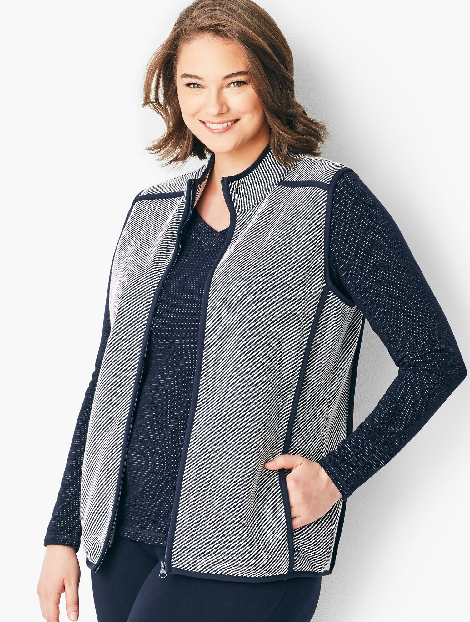 Twill Knit Vest