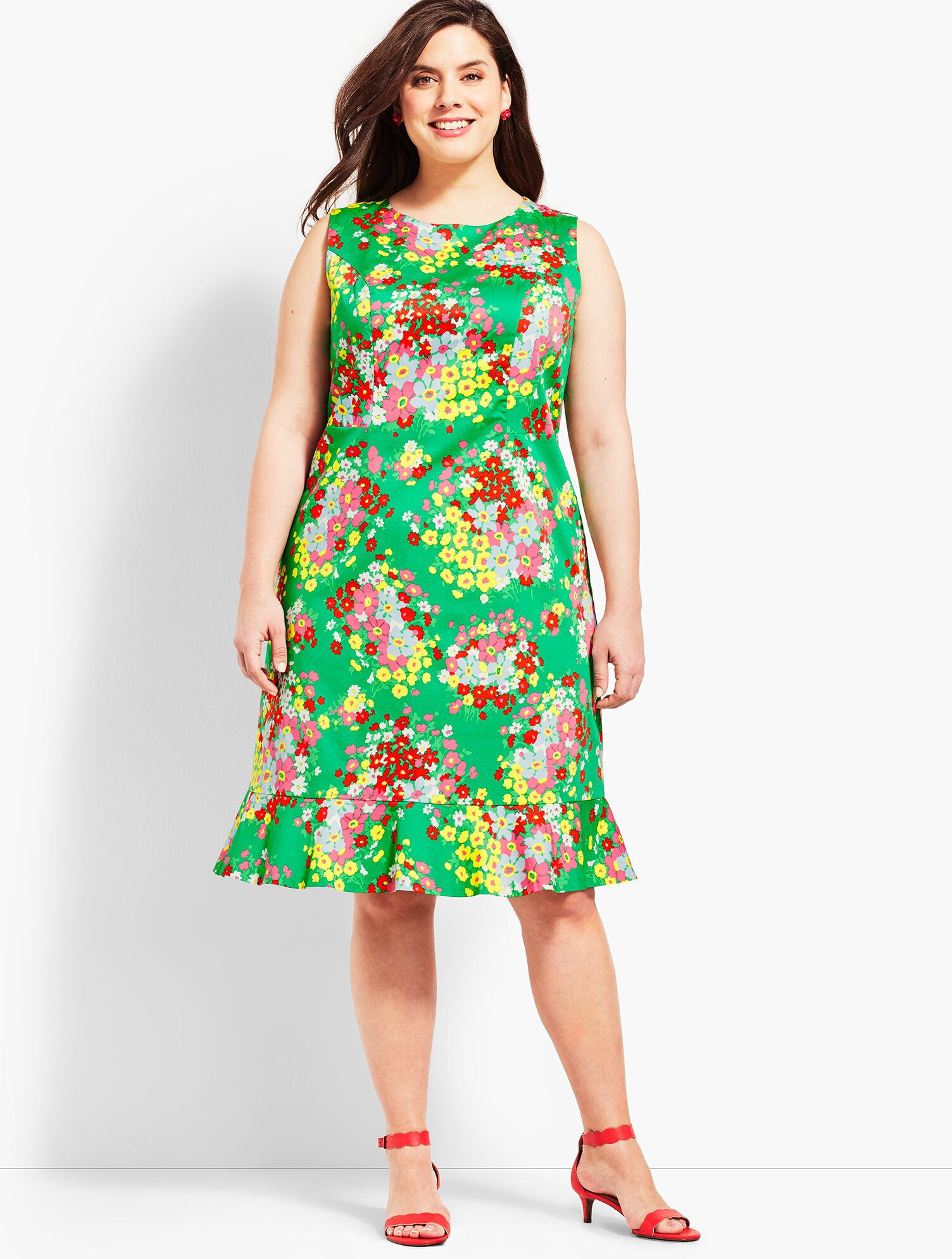 Springtime Floral Shift Dress