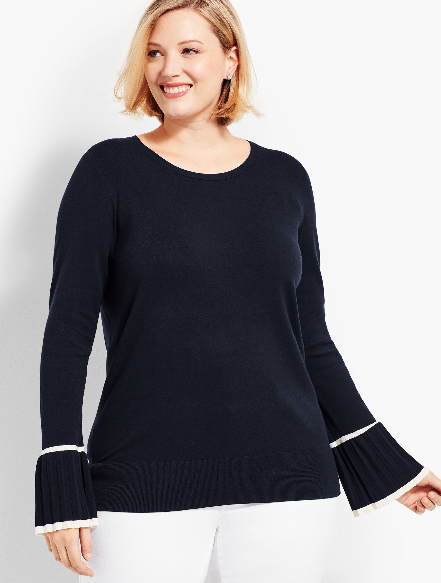 Tipped-Cuff Sweater