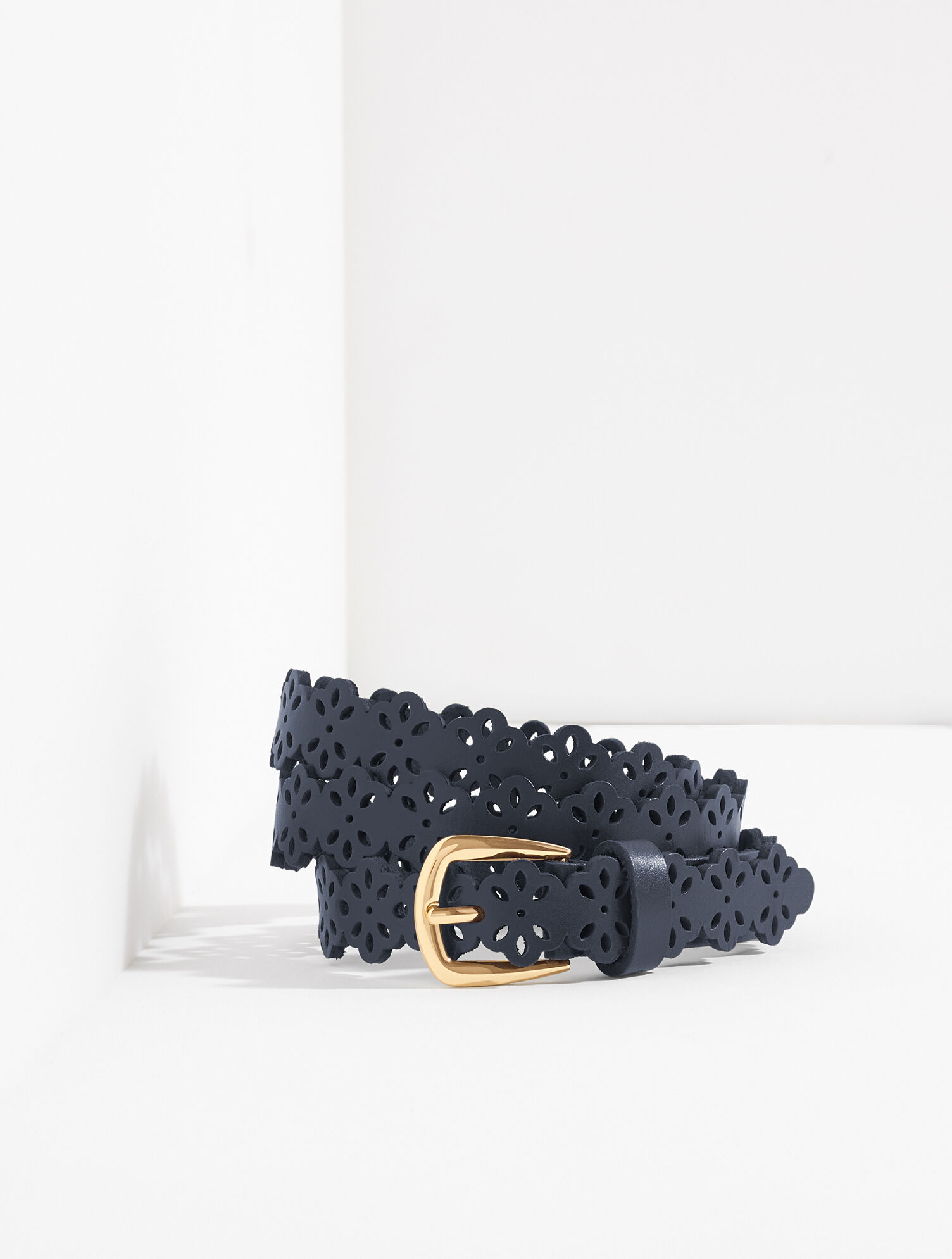Perforated Flower Belt