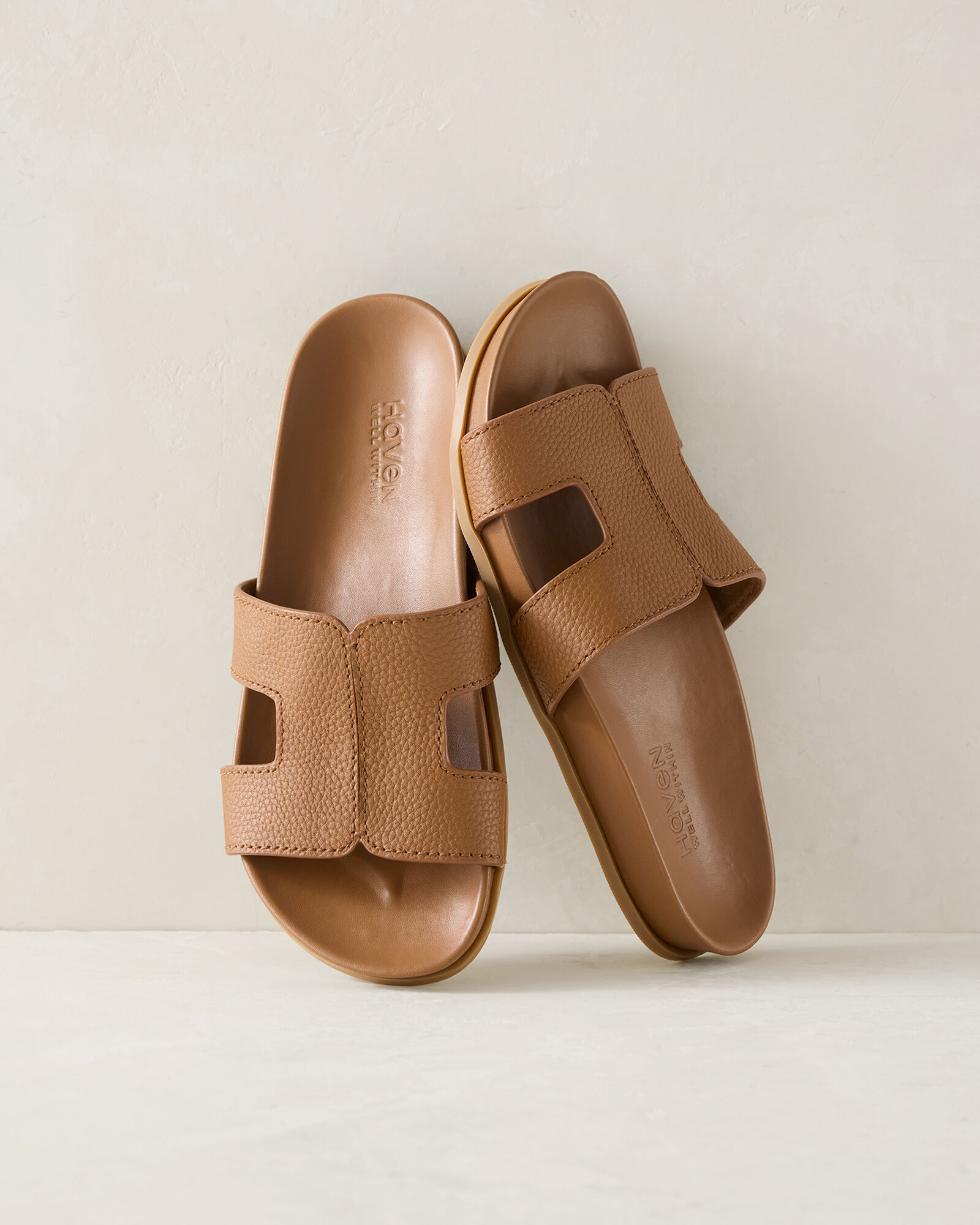Leather Cutout Slides