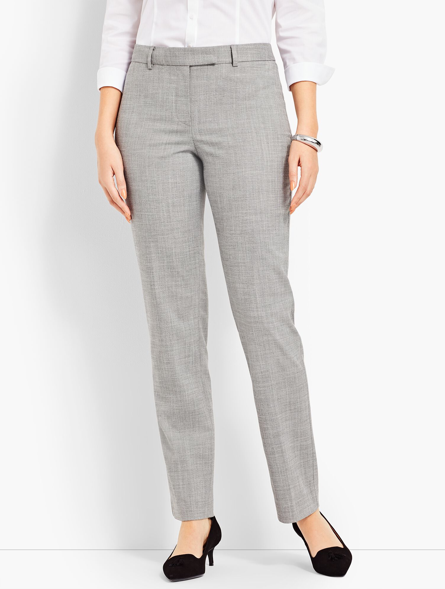 High-Waist Straight-Leg - Curvy Fit/Chambray