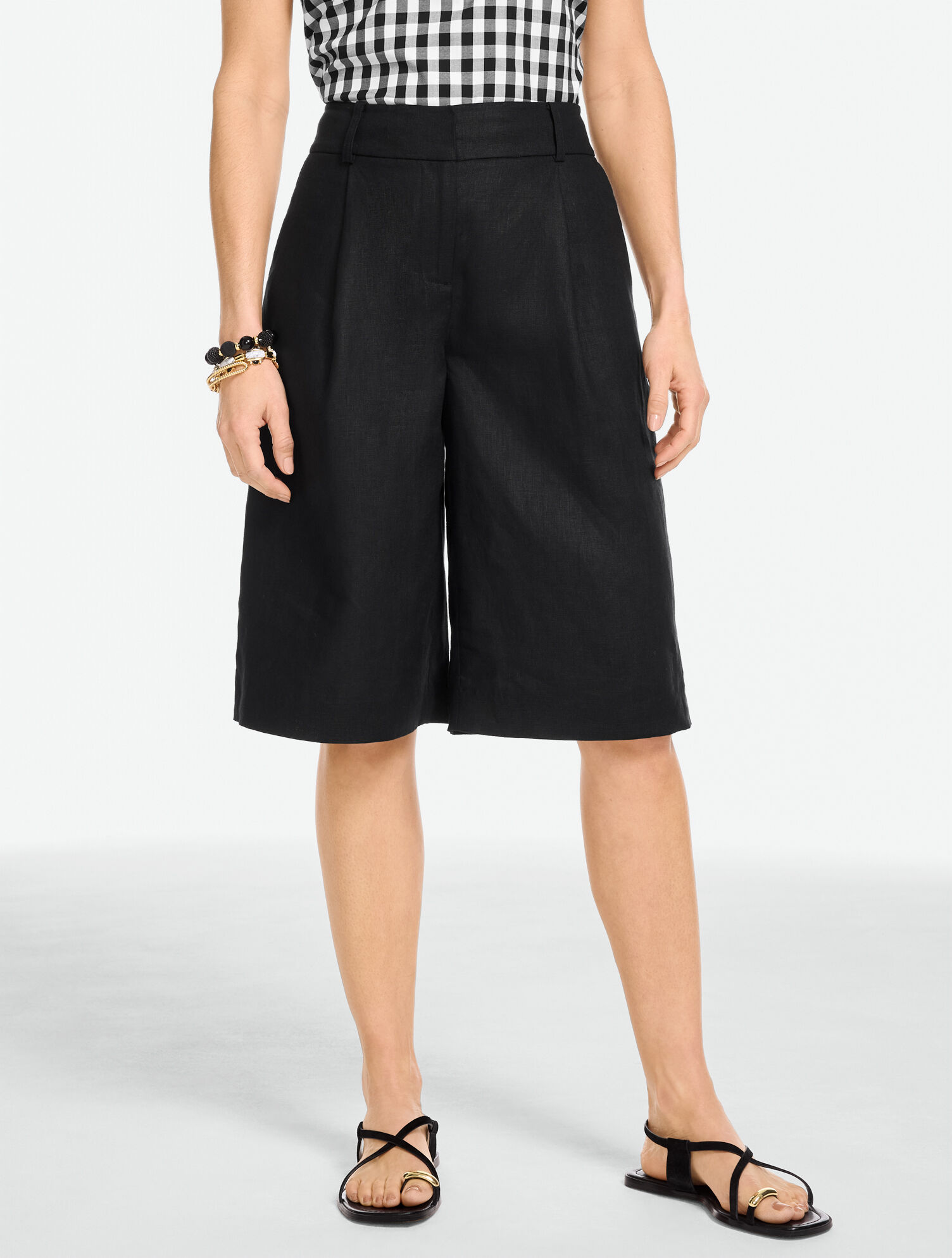 Washed Linen Culottes