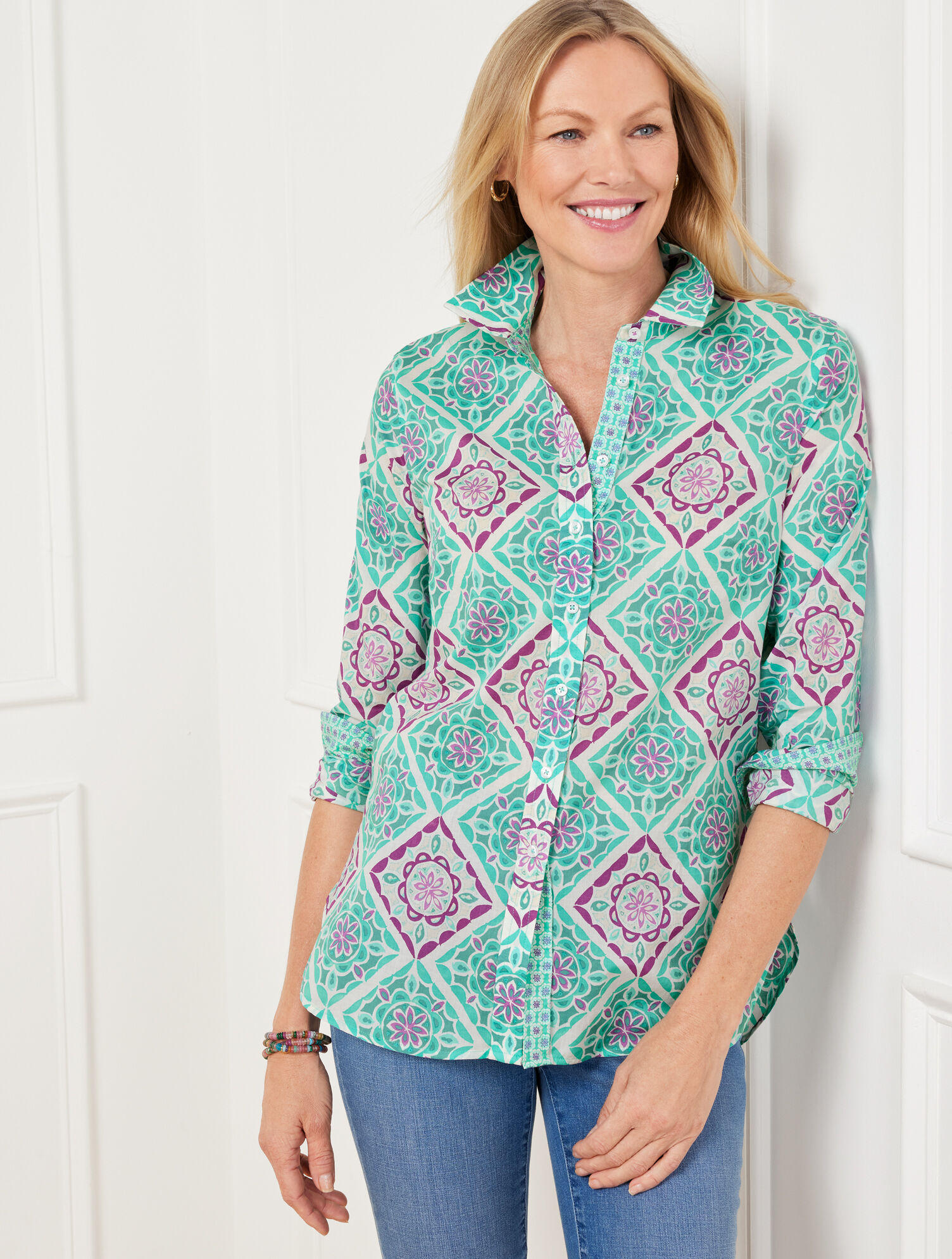 Modern Classic Shirt - Monaco Tiles