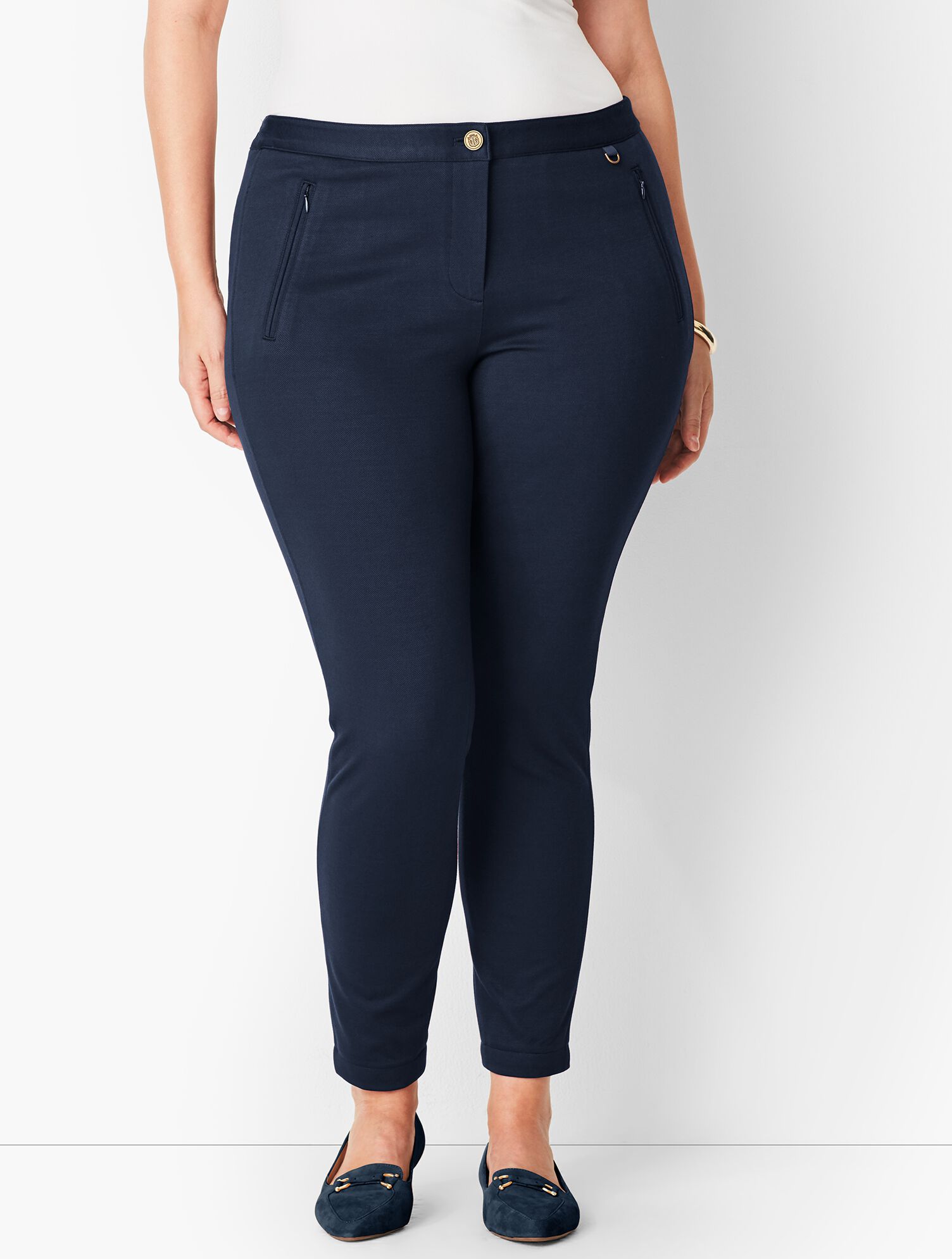Textured Ponte Leggings