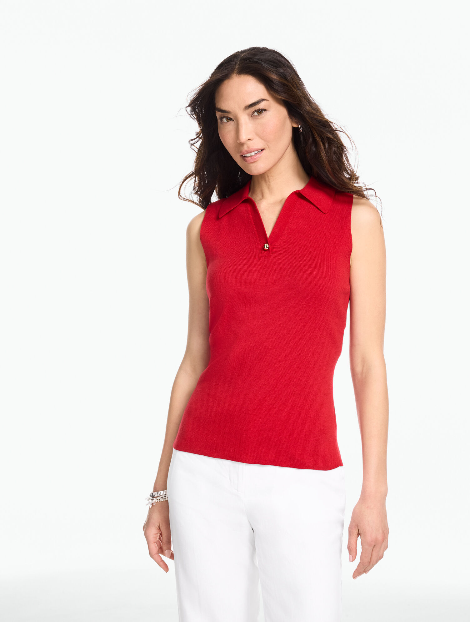 Sleeveless Polo