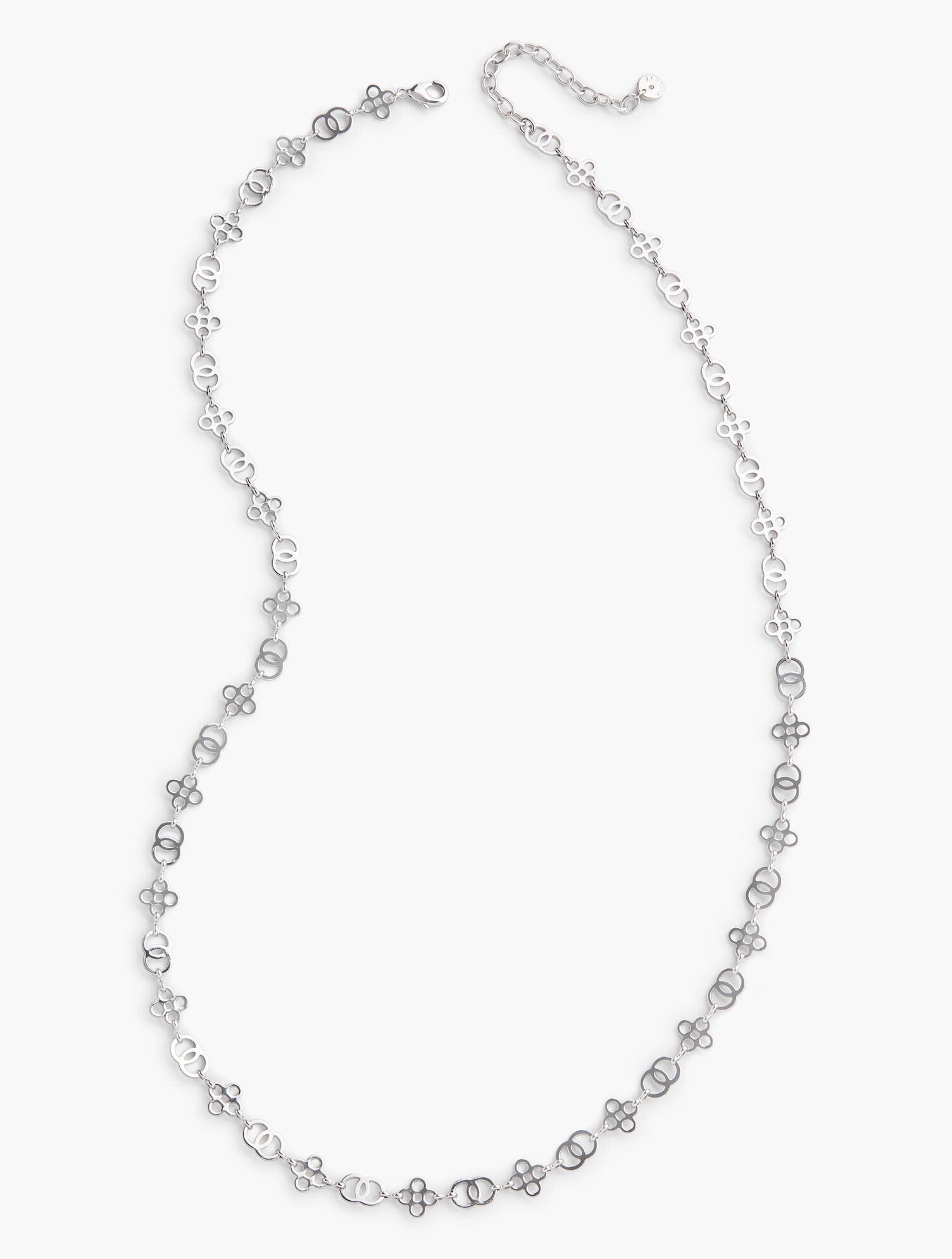Trefoil &amp; Rings Necklace