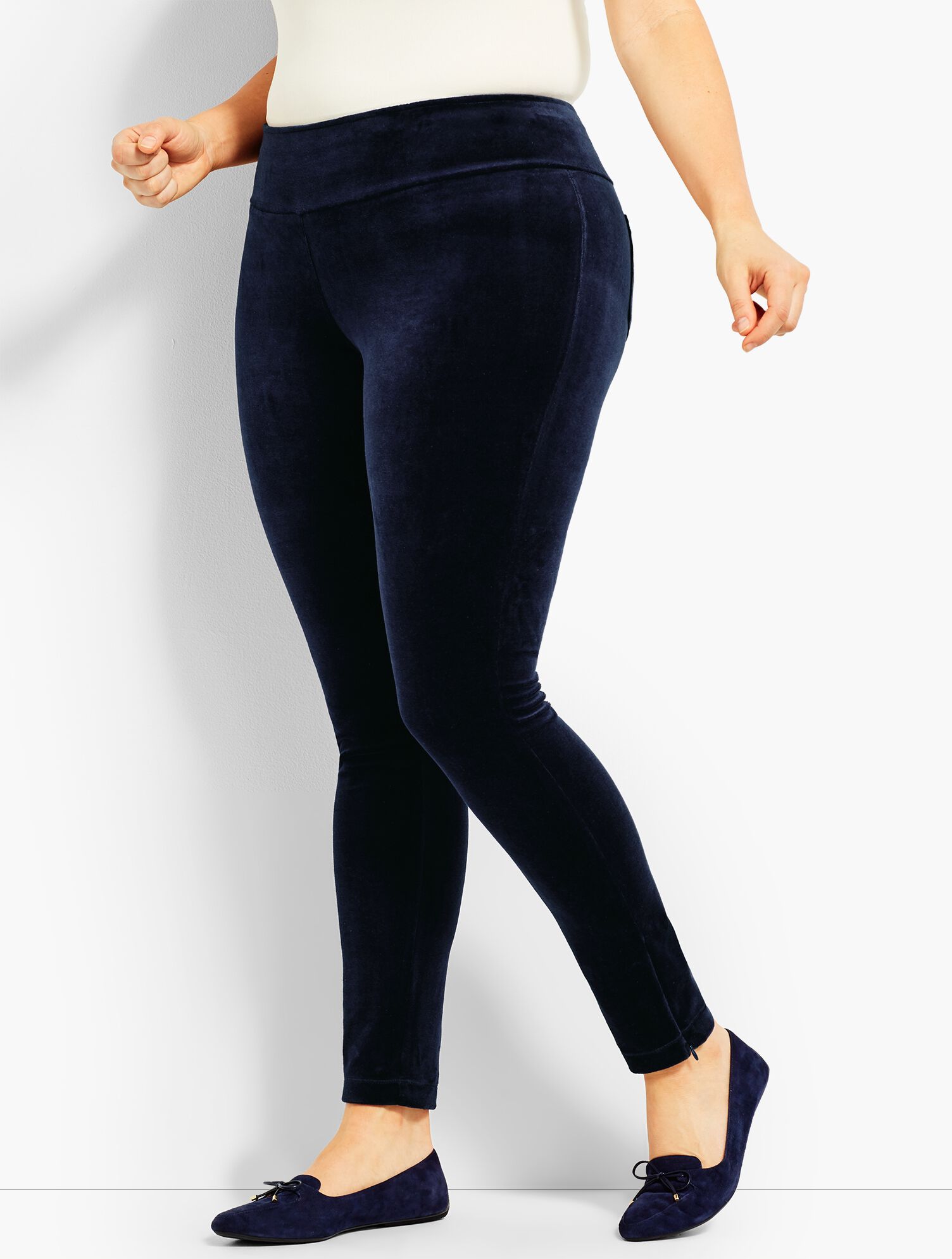 Luxe Velour High-Waist Legging