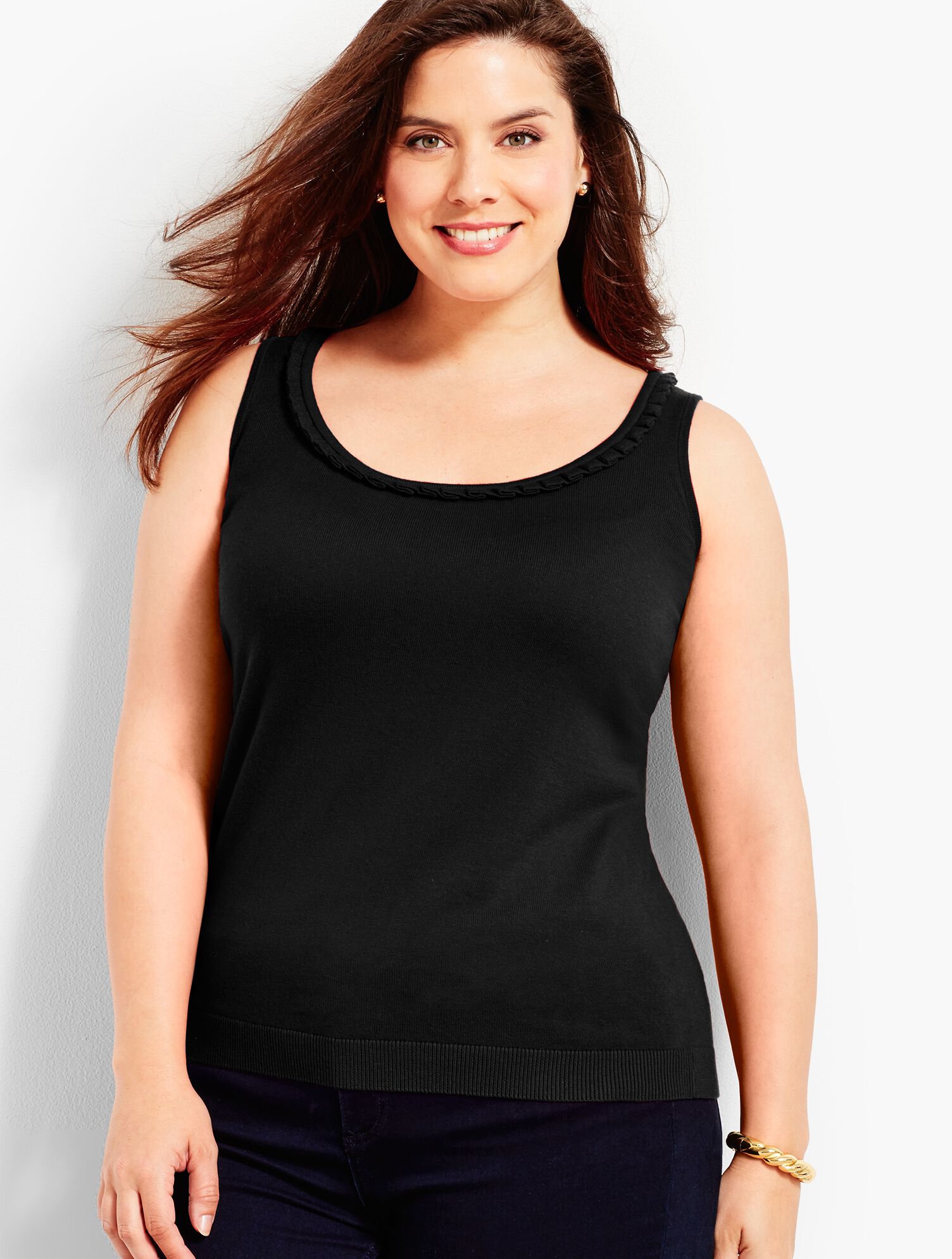 Pleated-Neck Shell