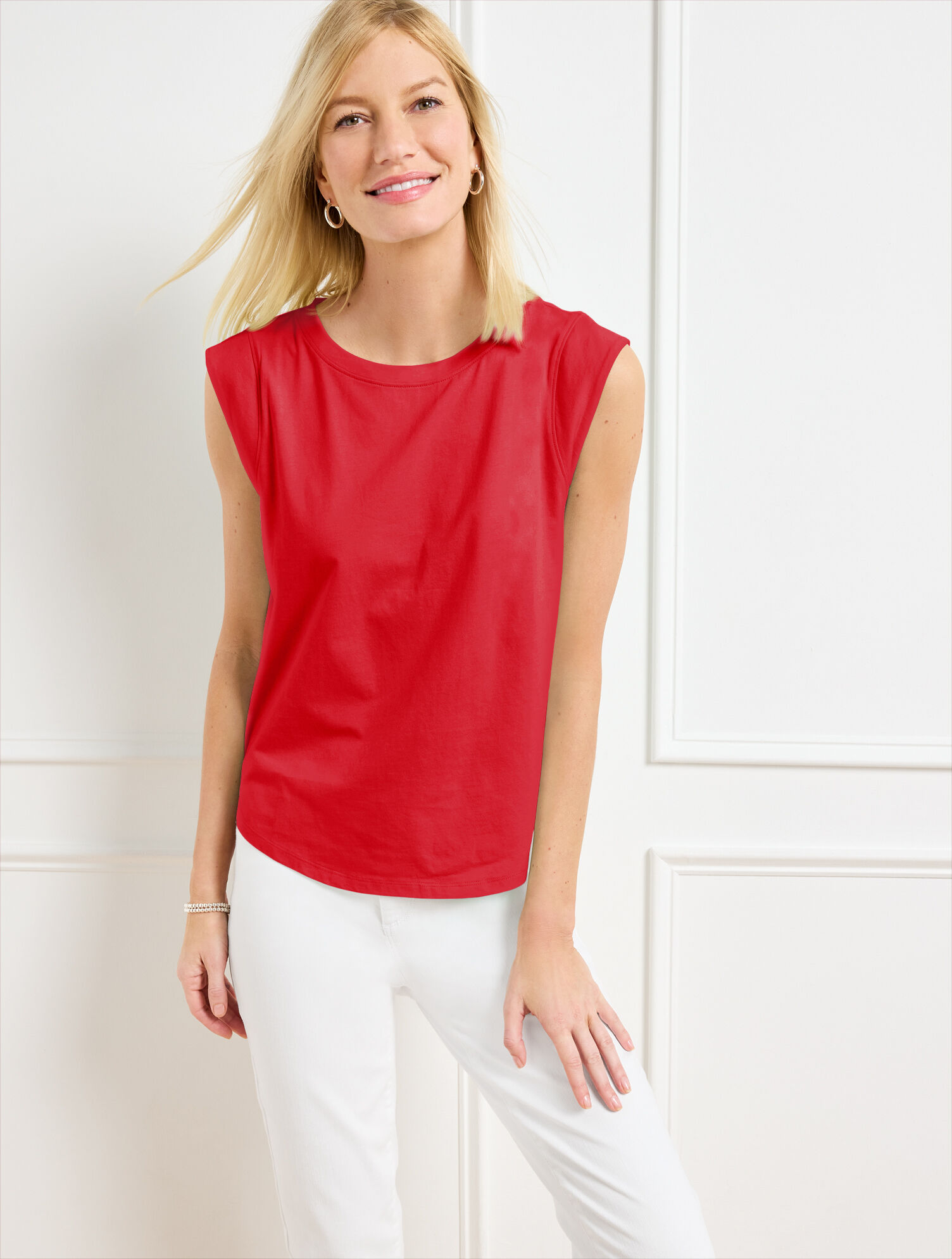 Extended Shoulder Crewneck Tee