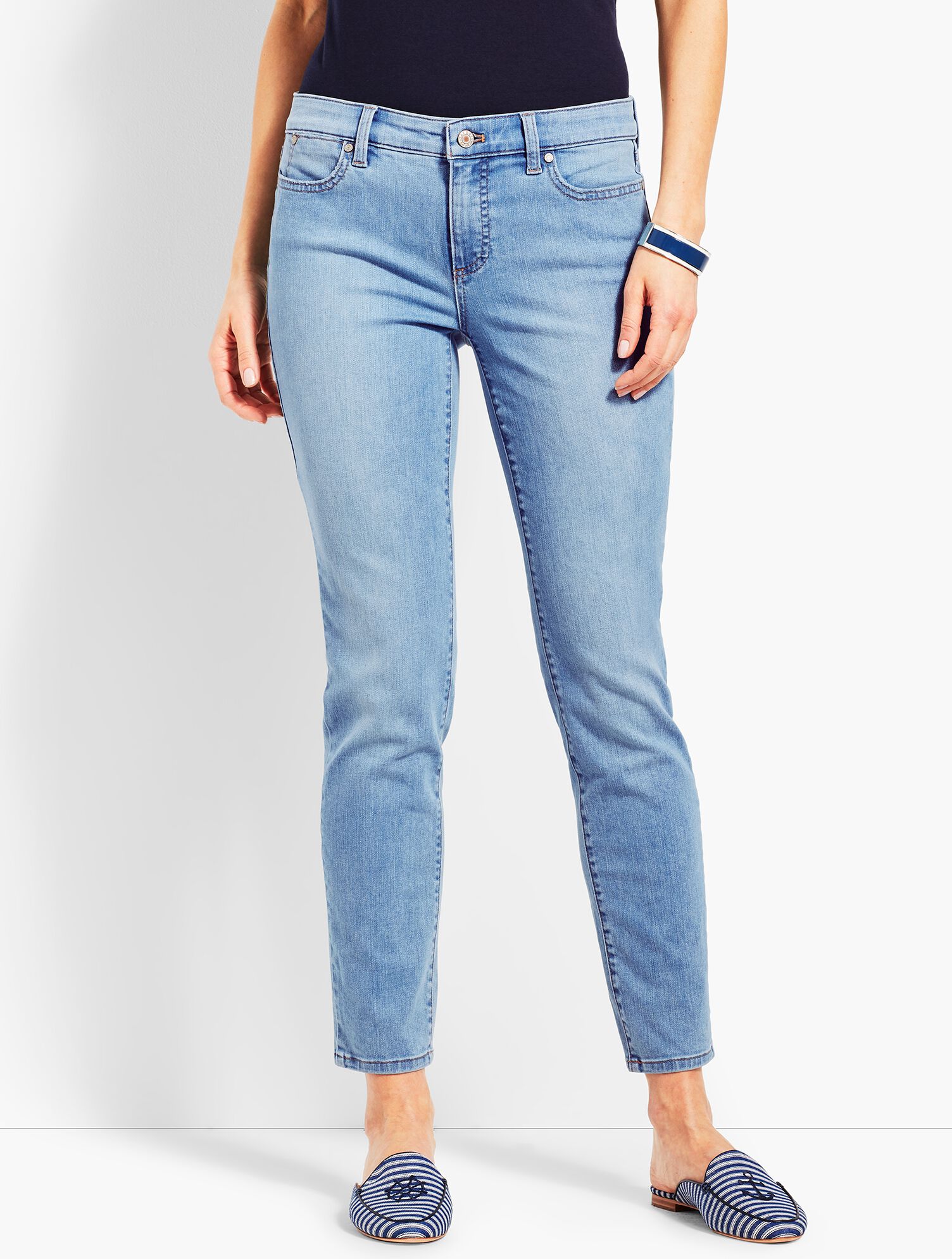 Denim Slim Ankle- Beach Glass Wash