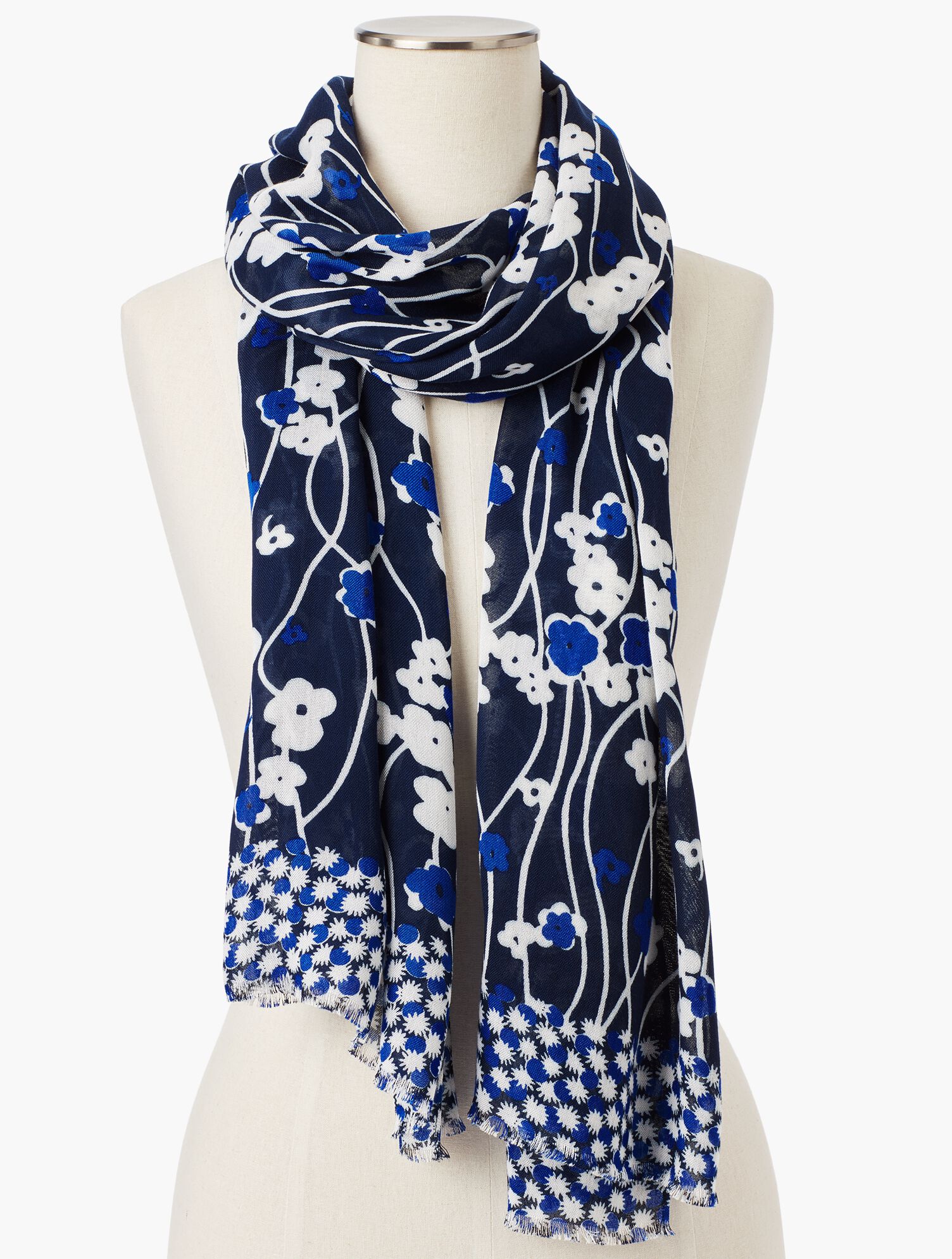 Blossom Fringe Scarf