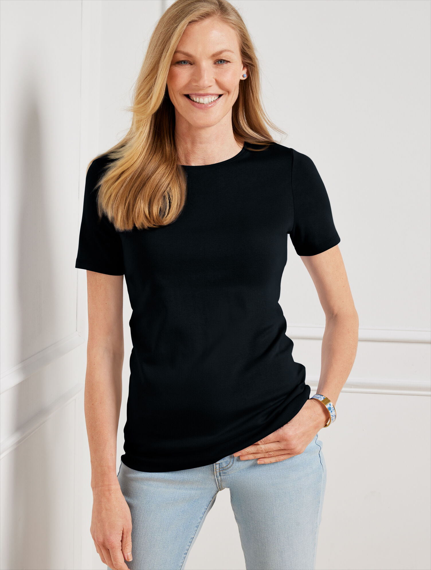 Pima Short Sleeve Crewneck Tee
