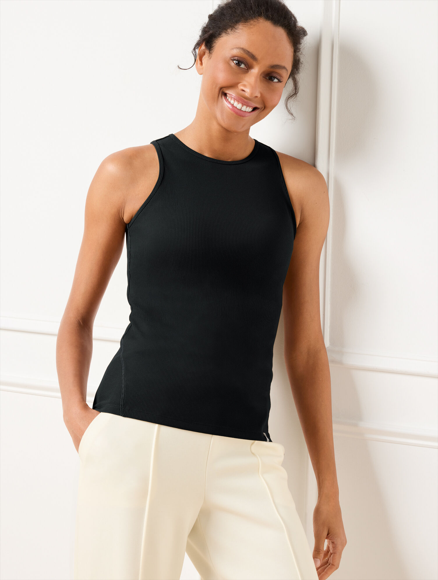 Contour Stretch Ribbed&nbsp;Tank
