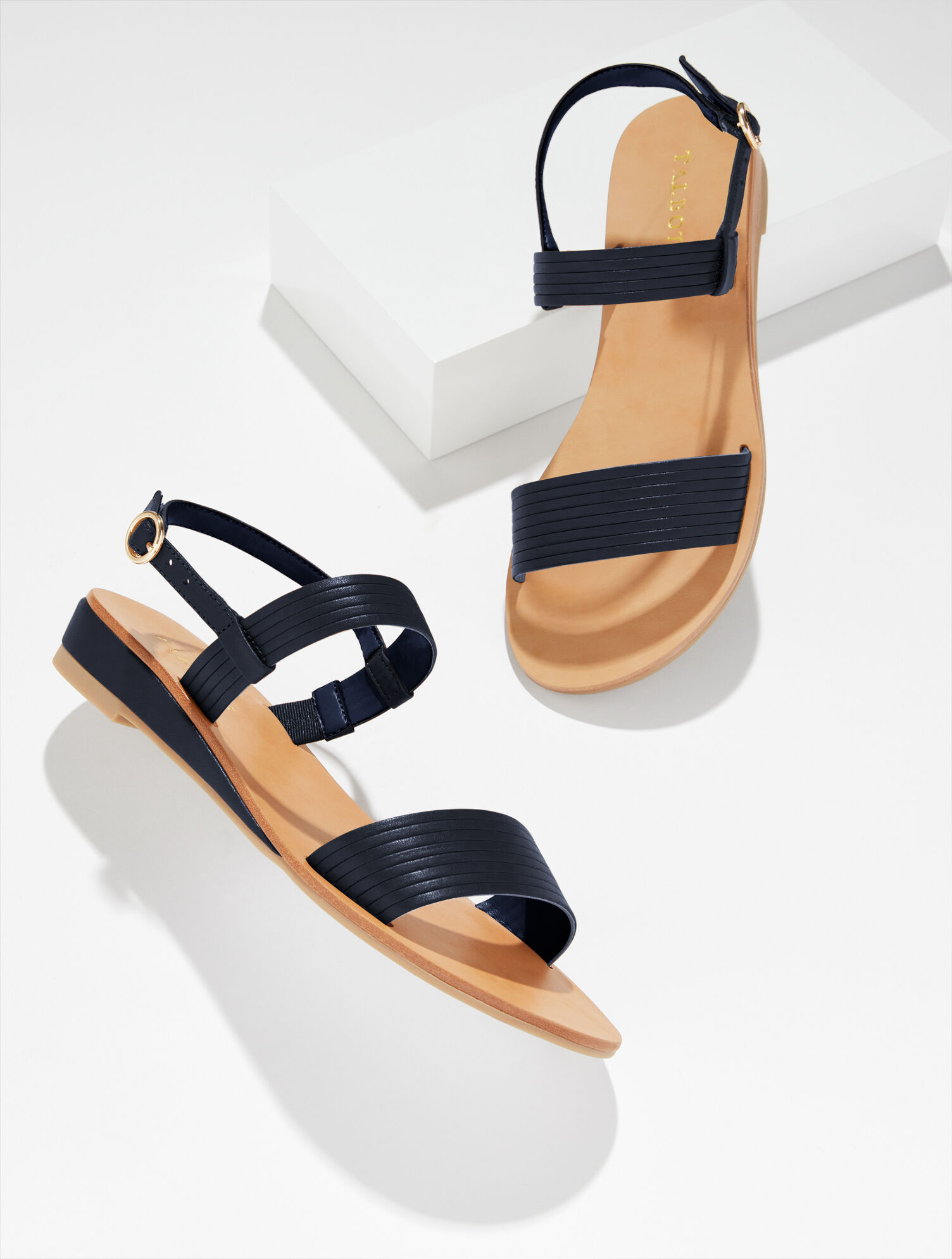 Gracelyn Nappa Wedge Sandals