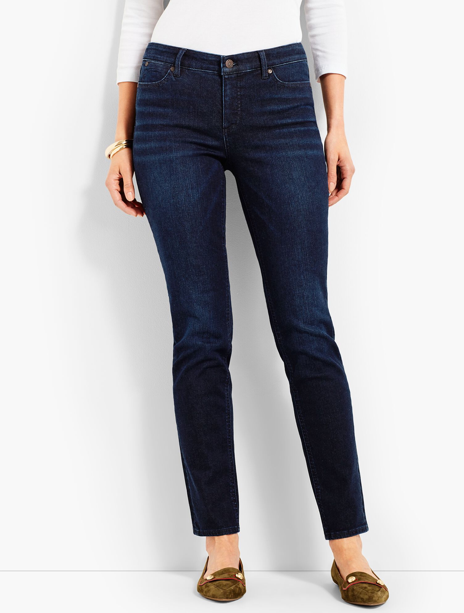 Denim Slim Ankle-Empire Blue Wash