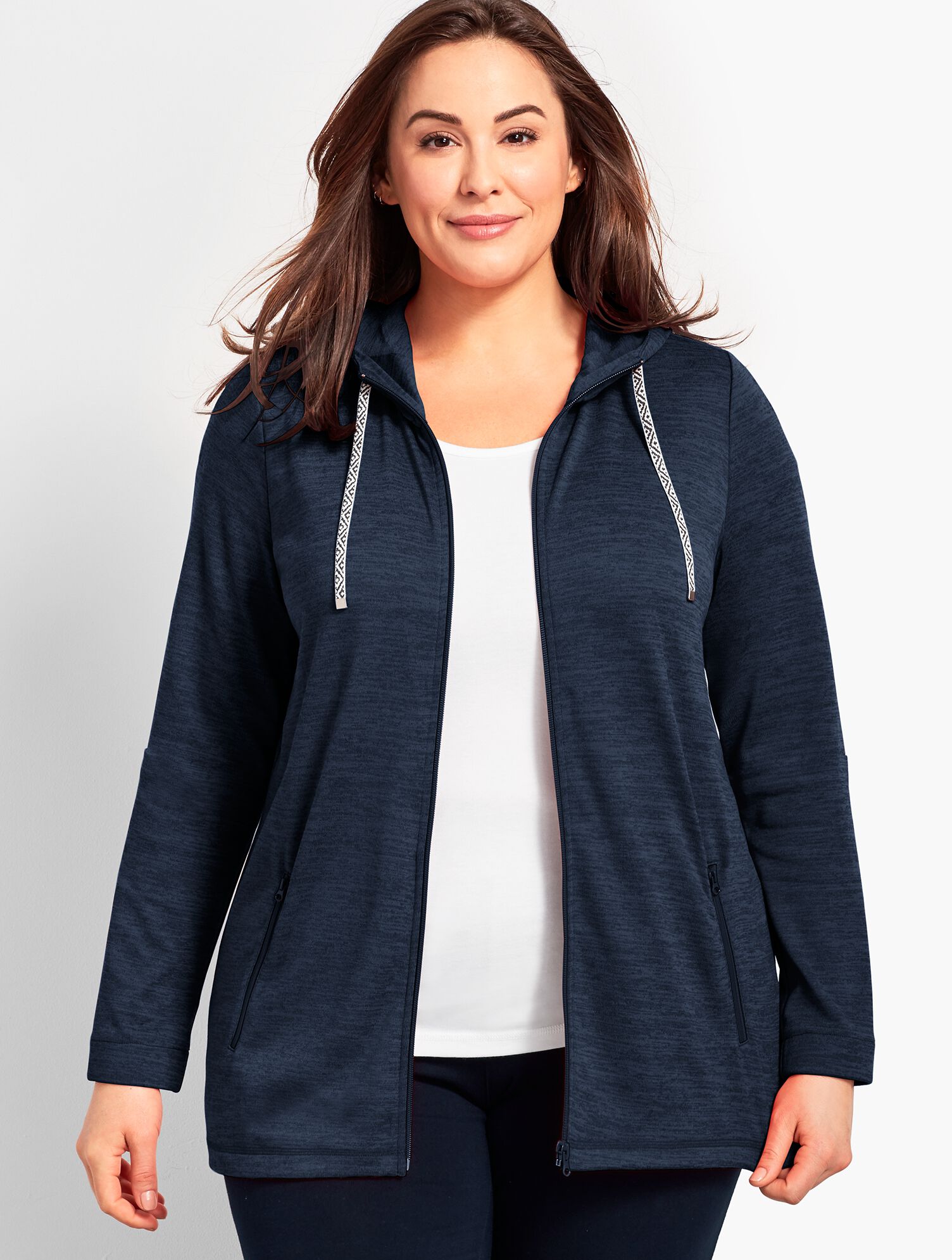 Soft-Drape Jersey Jacket