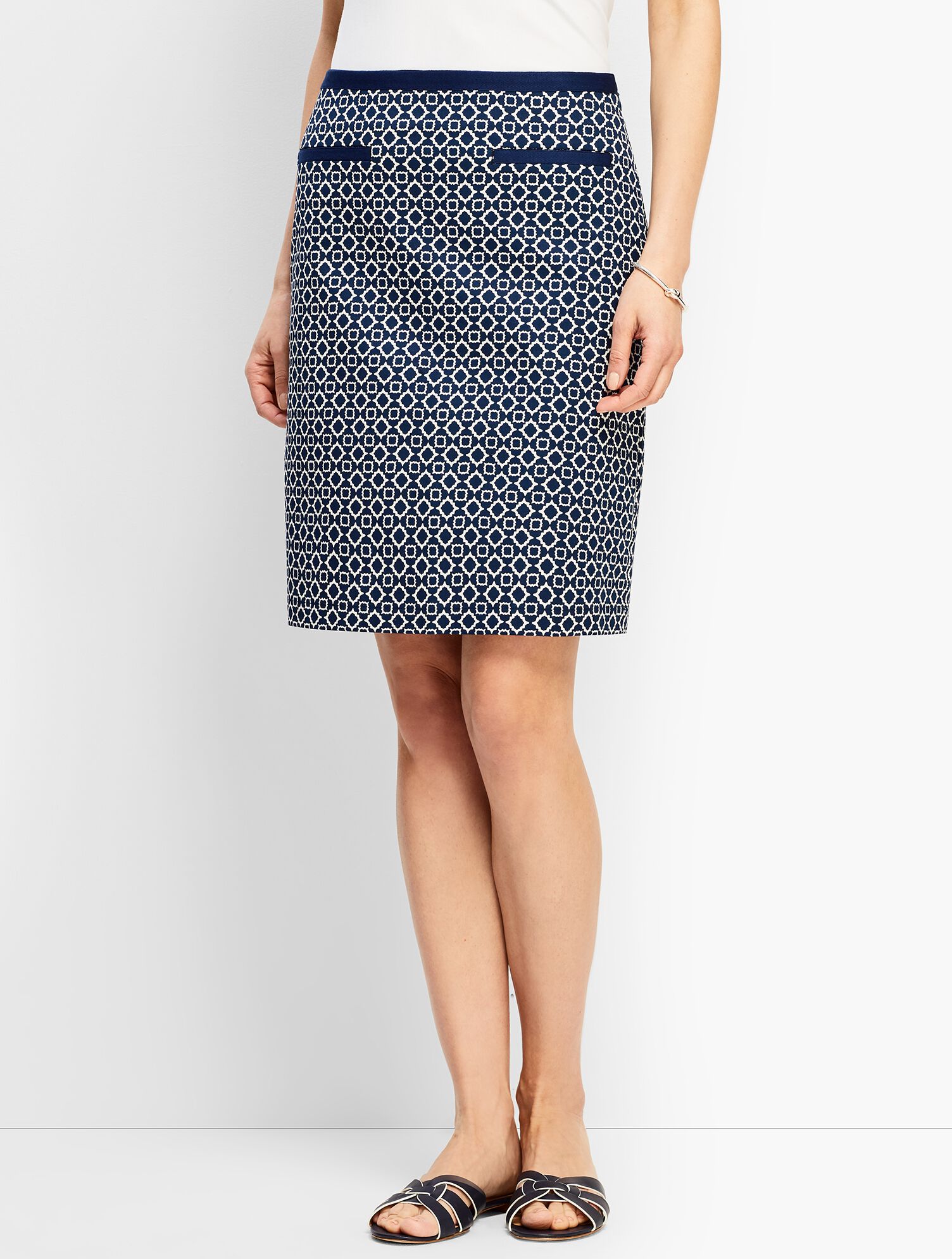Batik Diamond A-Line Skirt