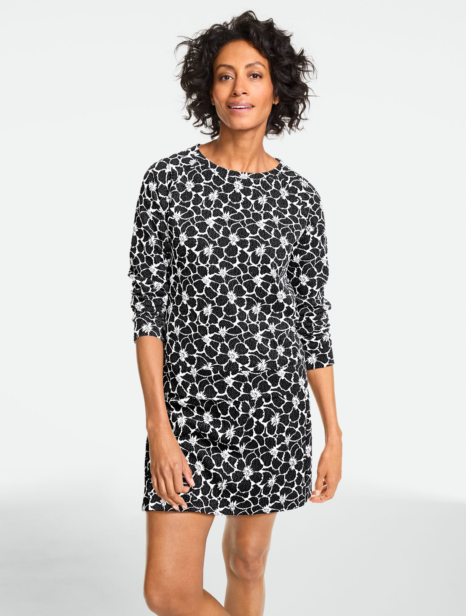 Sunny Floral Jacquard Pullover