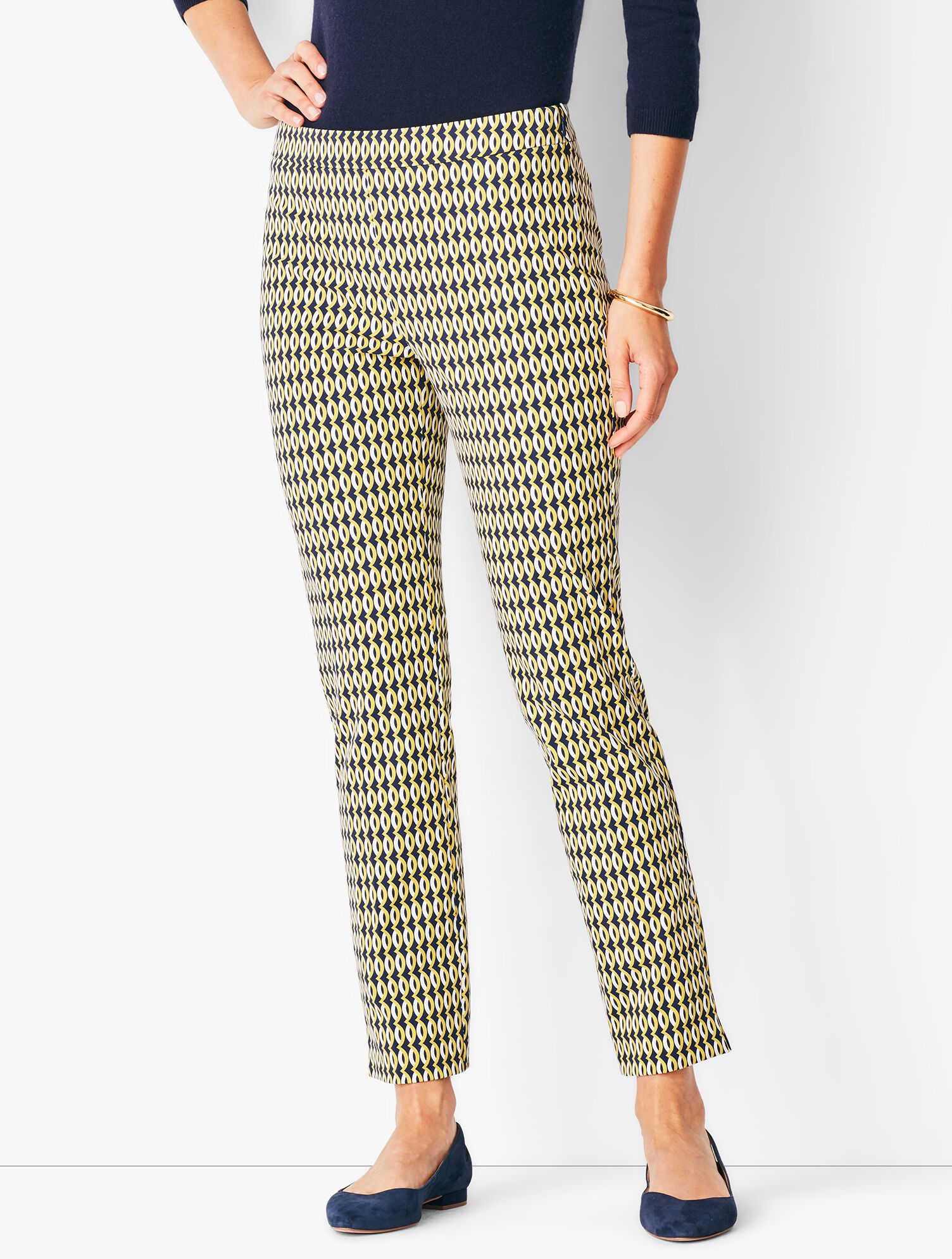Talbots Chatham Ankle Pants - Abstract Oval