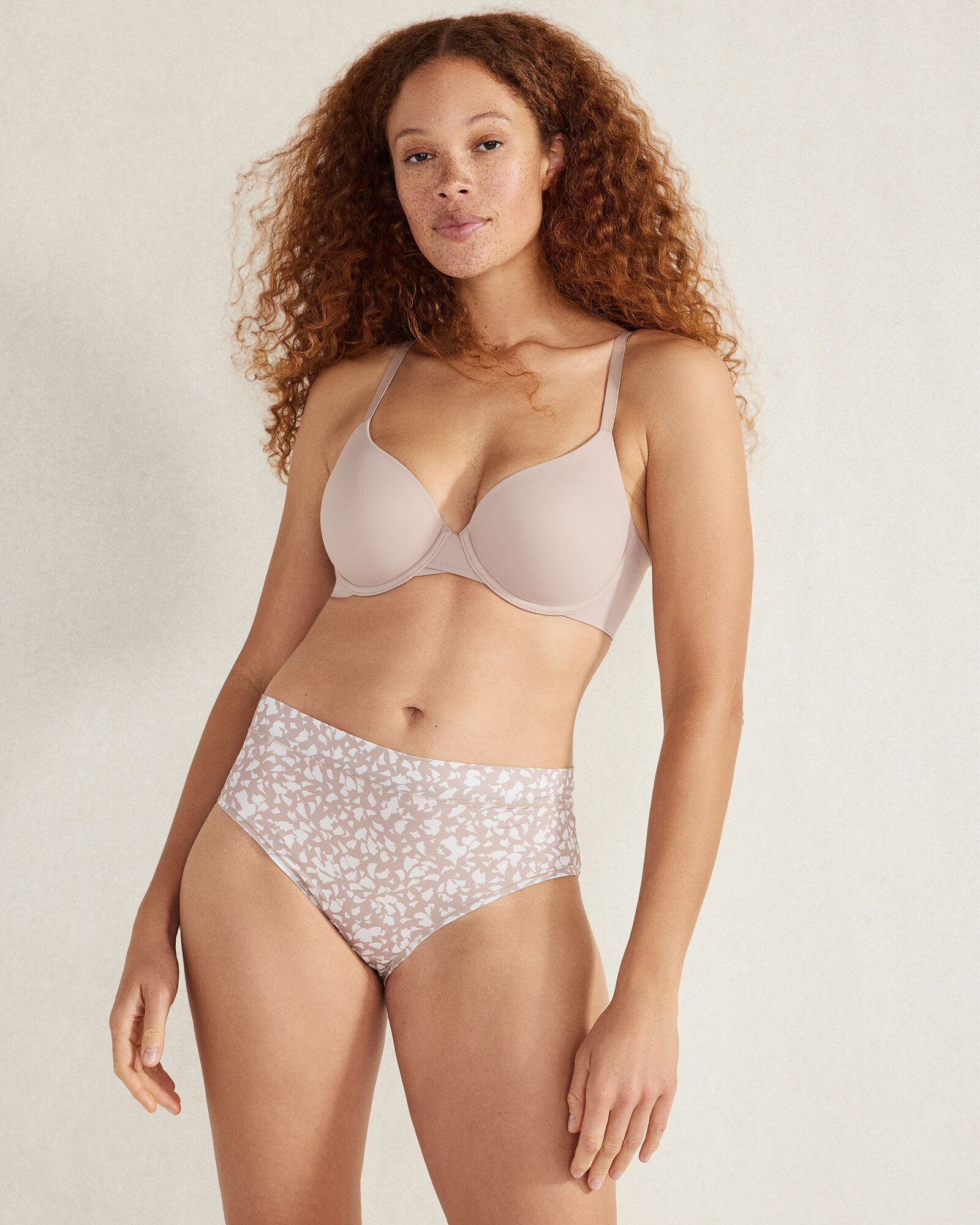 Embrace Printed High Waist Brief