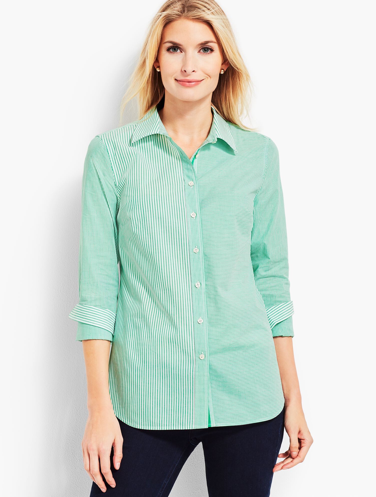 Classic Casual Shirt - Mixed Stipe