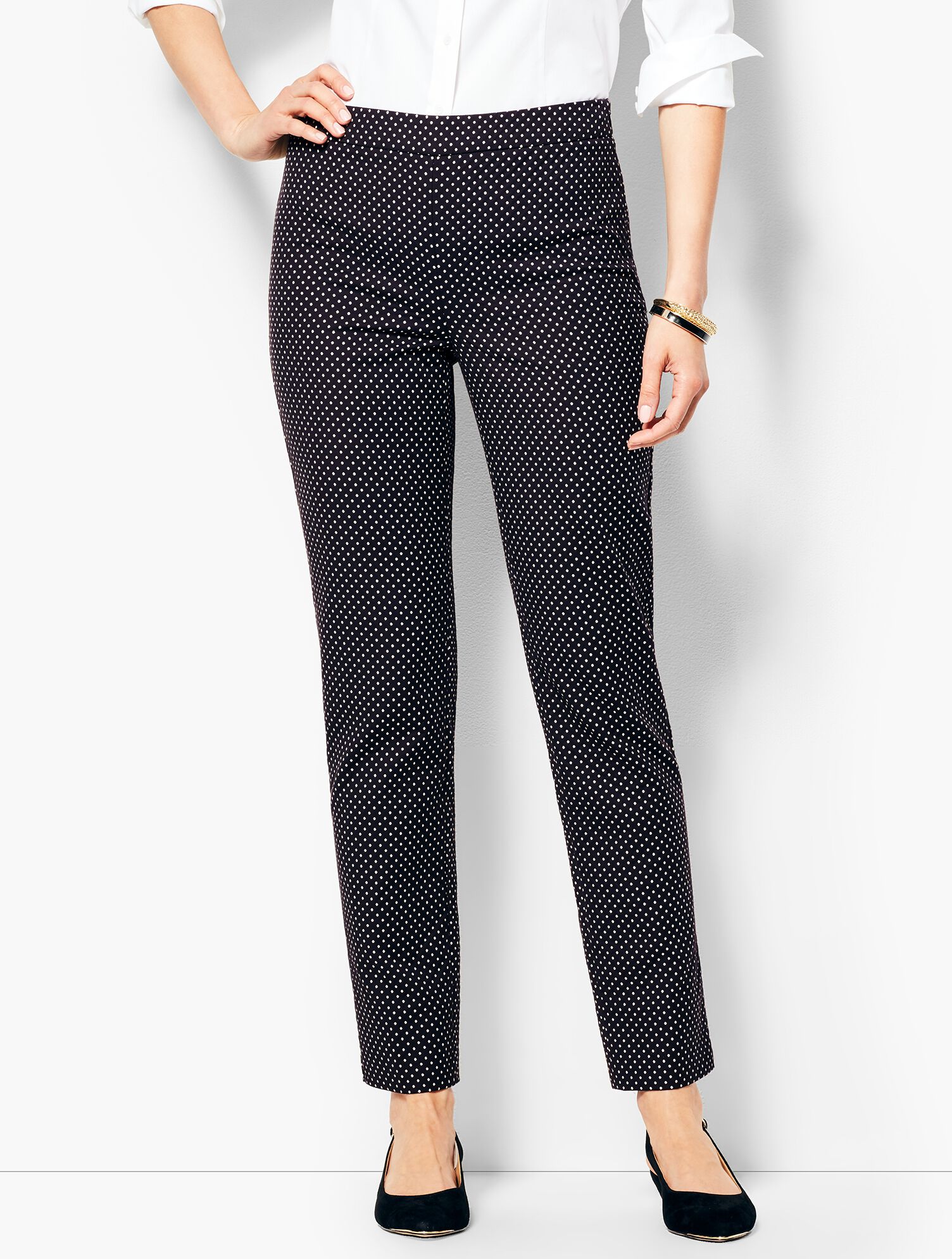 Talbots Chatham Ankle Pant - Dot Print