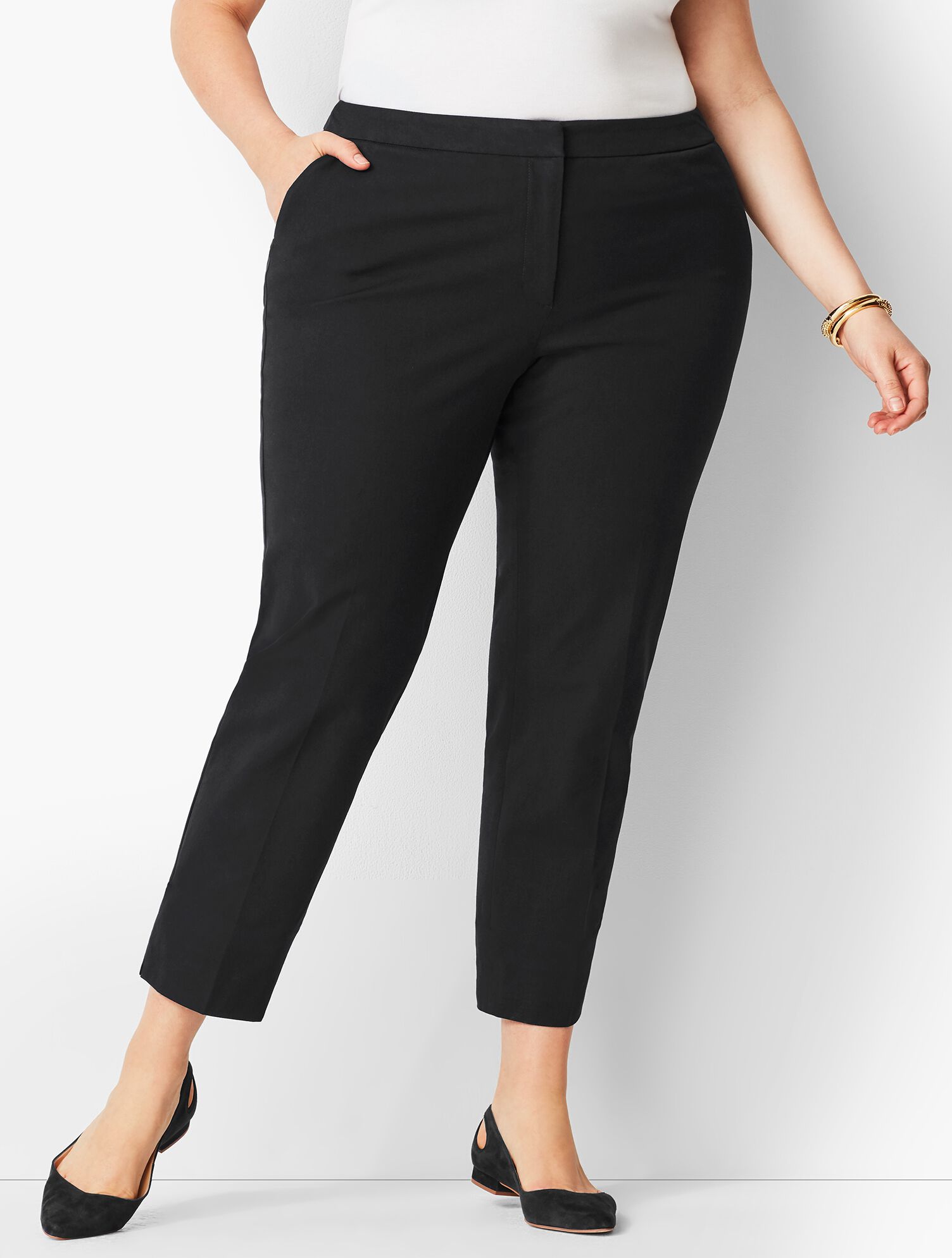 Plus Size Exclusive Talbots Hampshire Ankle Pant - Curvy Fit