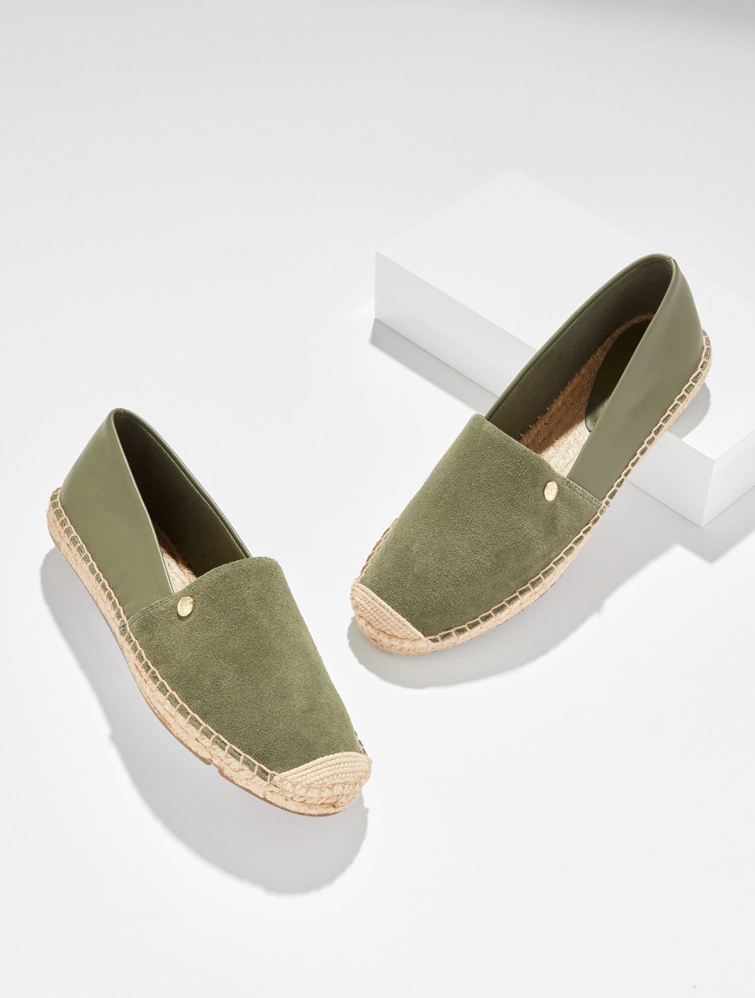 Izzy Suede Nappa Espadrille Flats