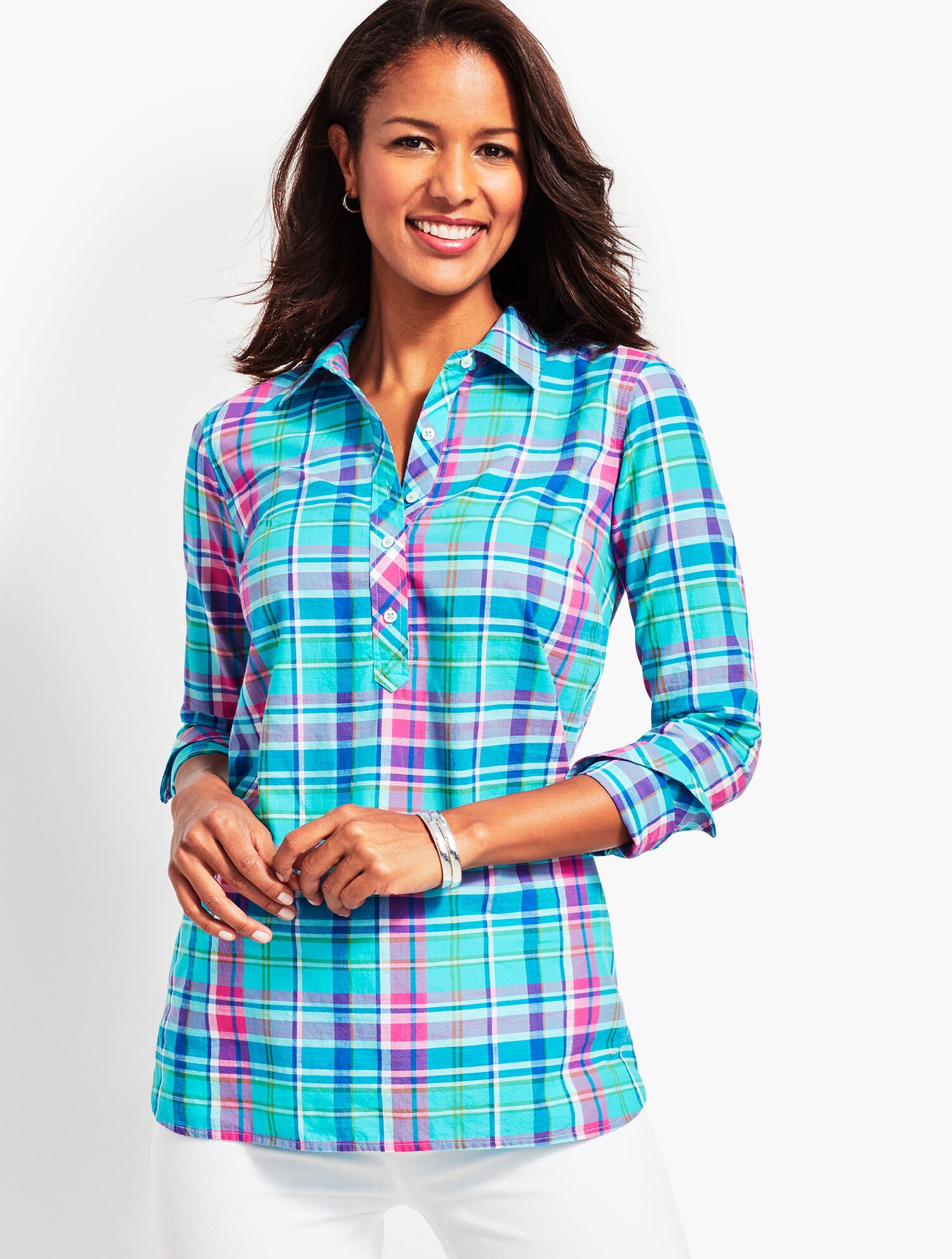 Classic Cotton Tunic-Madras