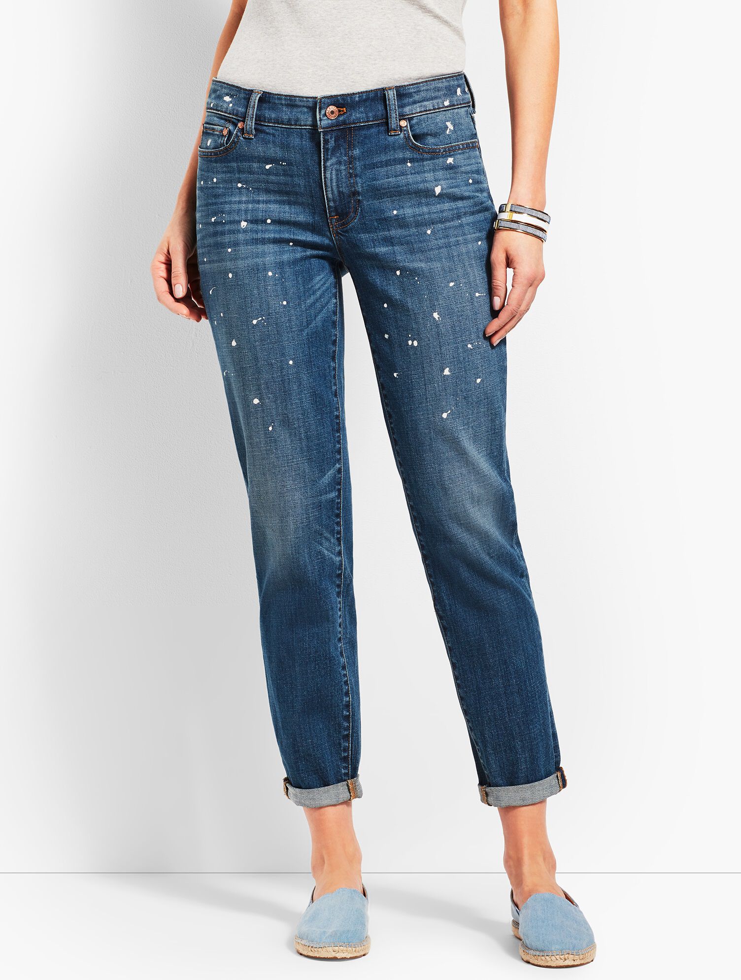 Denim Girlfriend - Paint Splatter