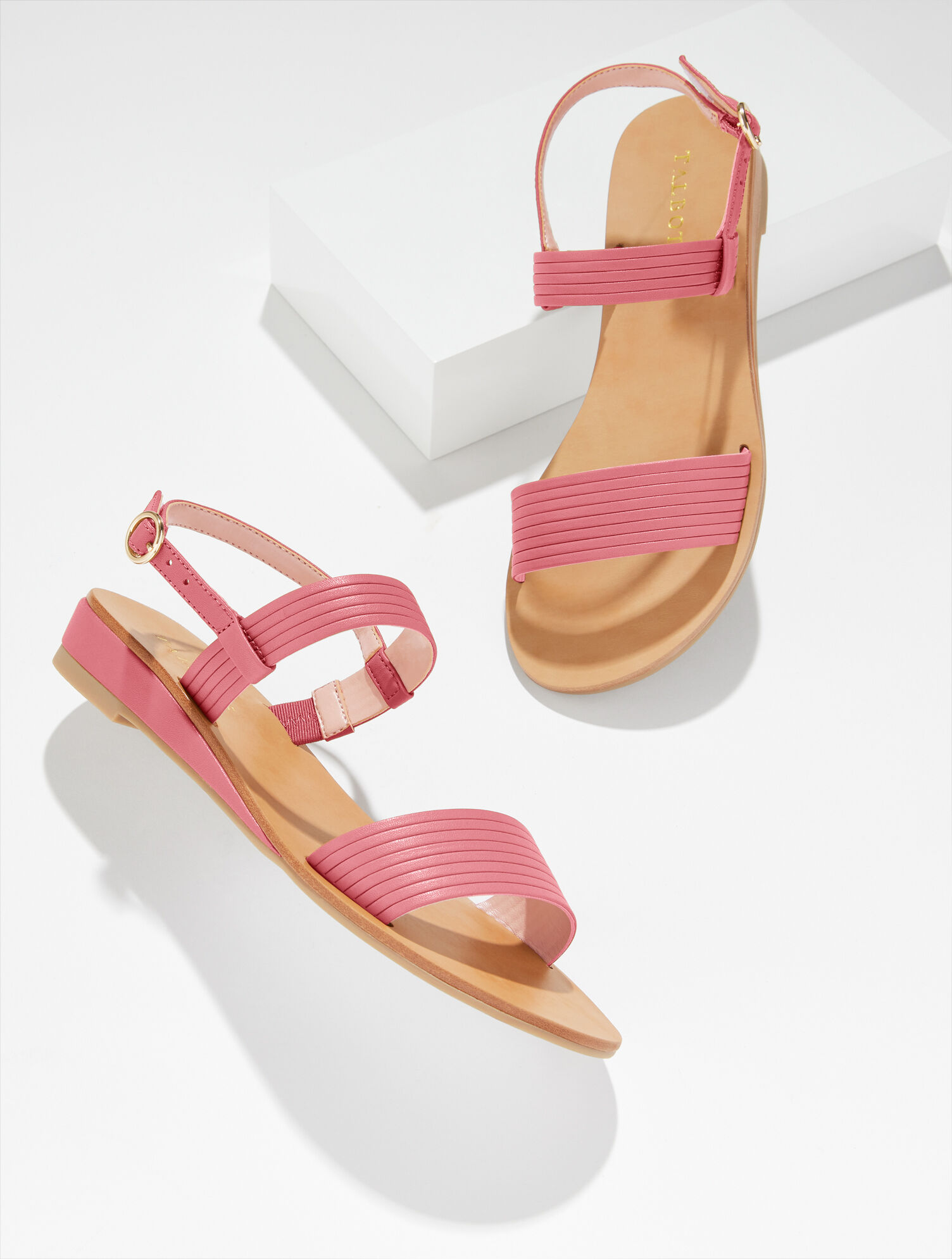 Gracelyn Nappa Wedge Sandals