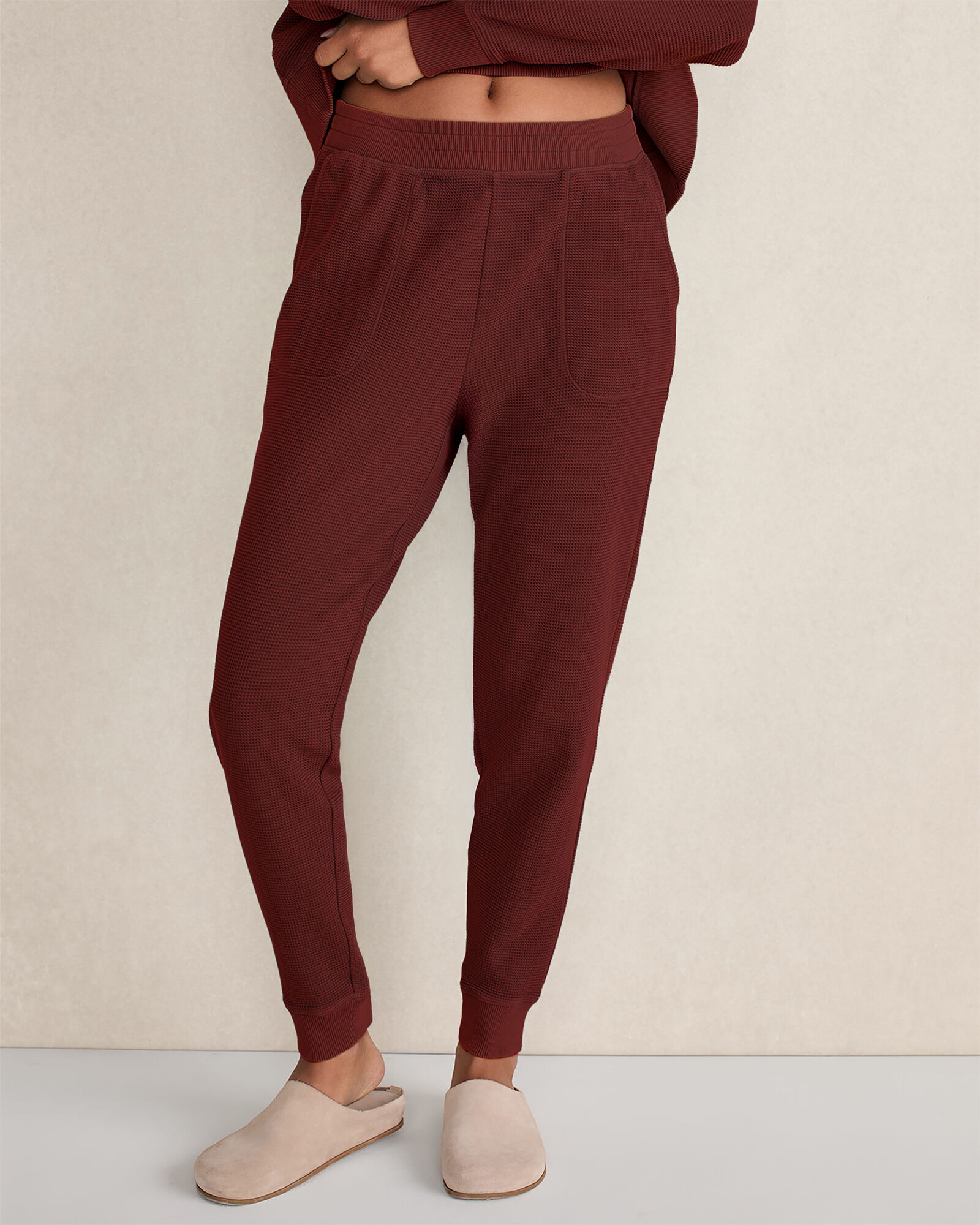 Resti Organic Cotton Waffle Jogger