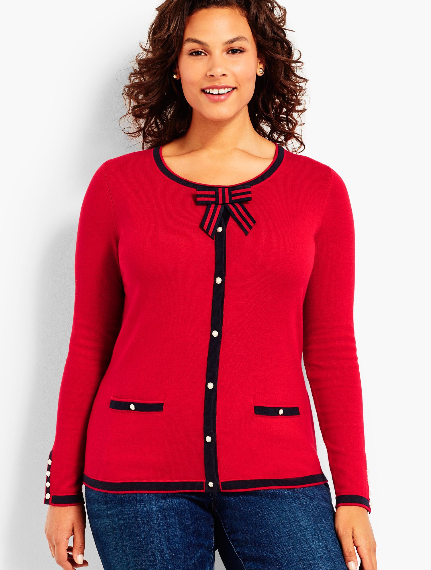 Tipping &amp; Bow Charming Cardigan