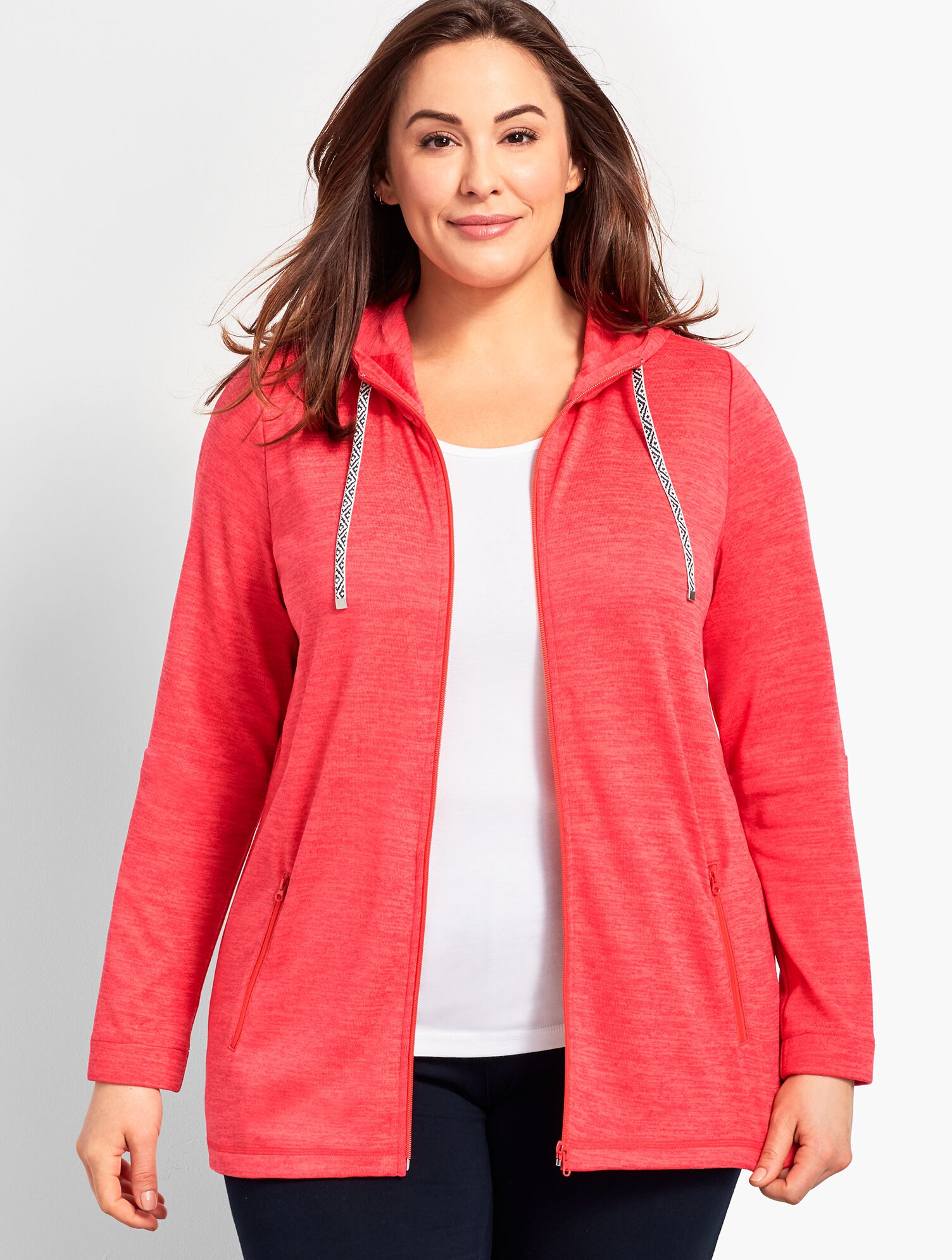 Soft-Drape Jersey Jacket