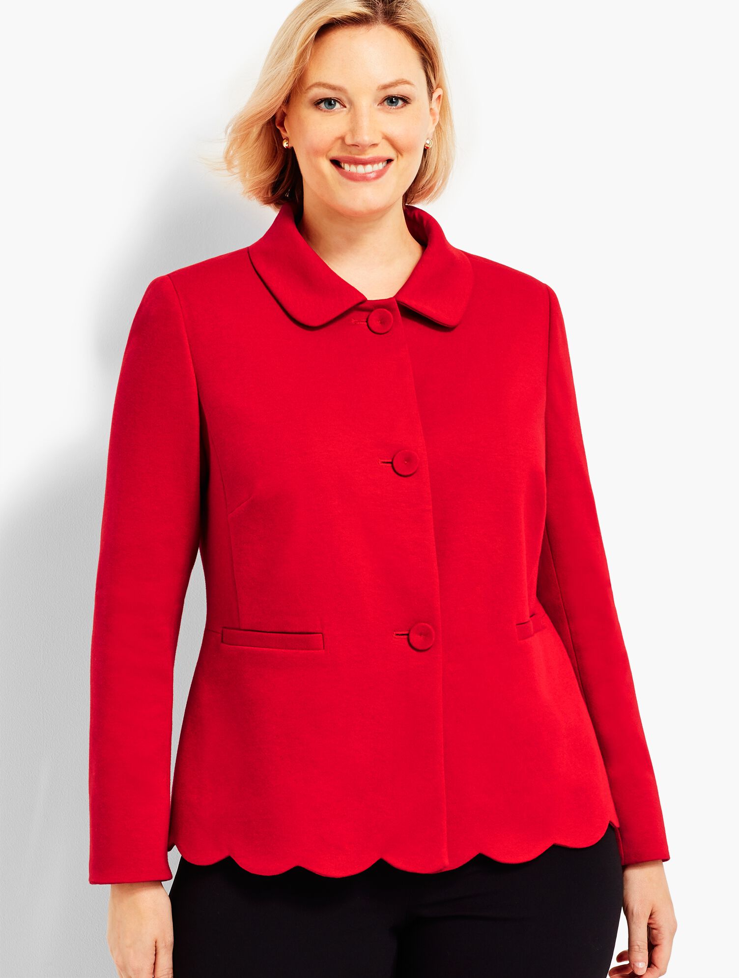 Scallop Ponte Jacket