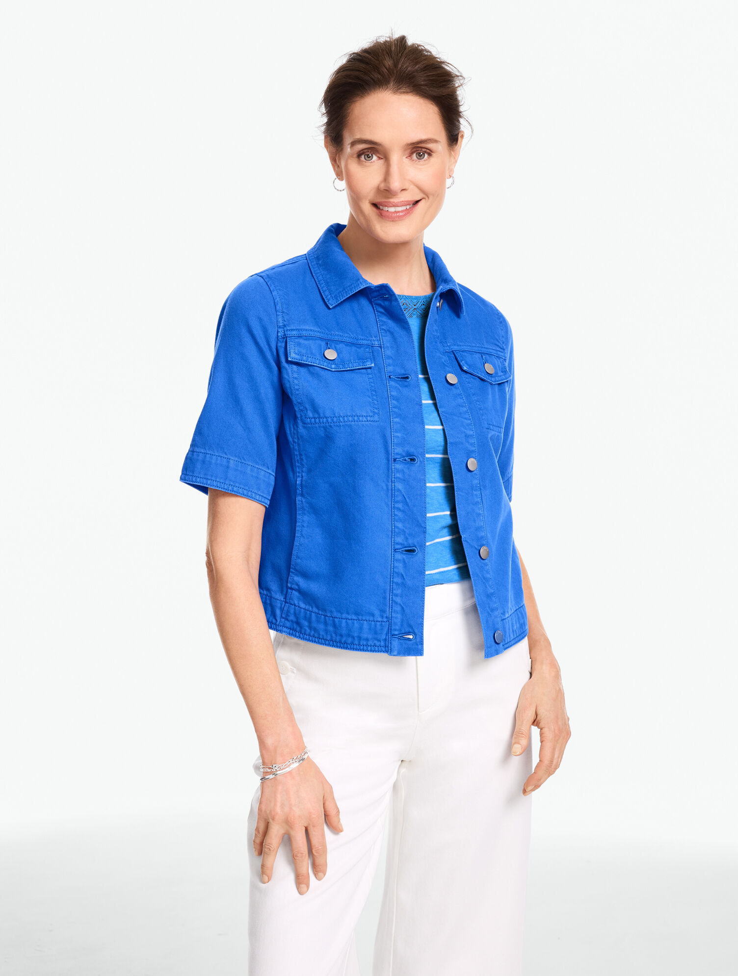 Short Sleeve Jean Jacket