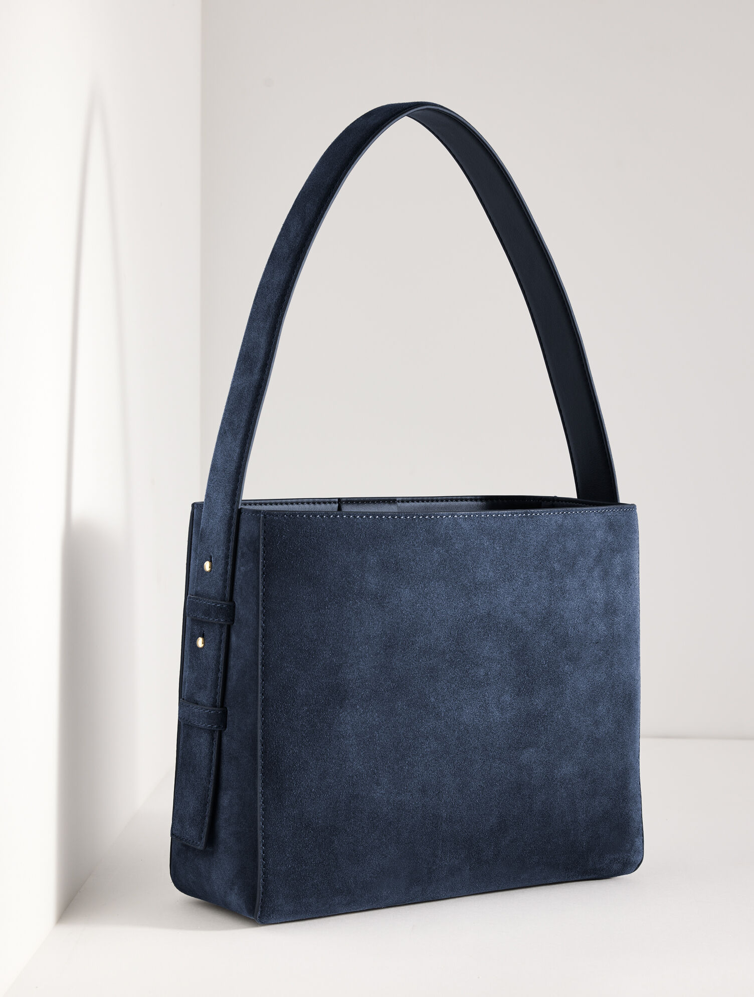 Suede Bucket Bag