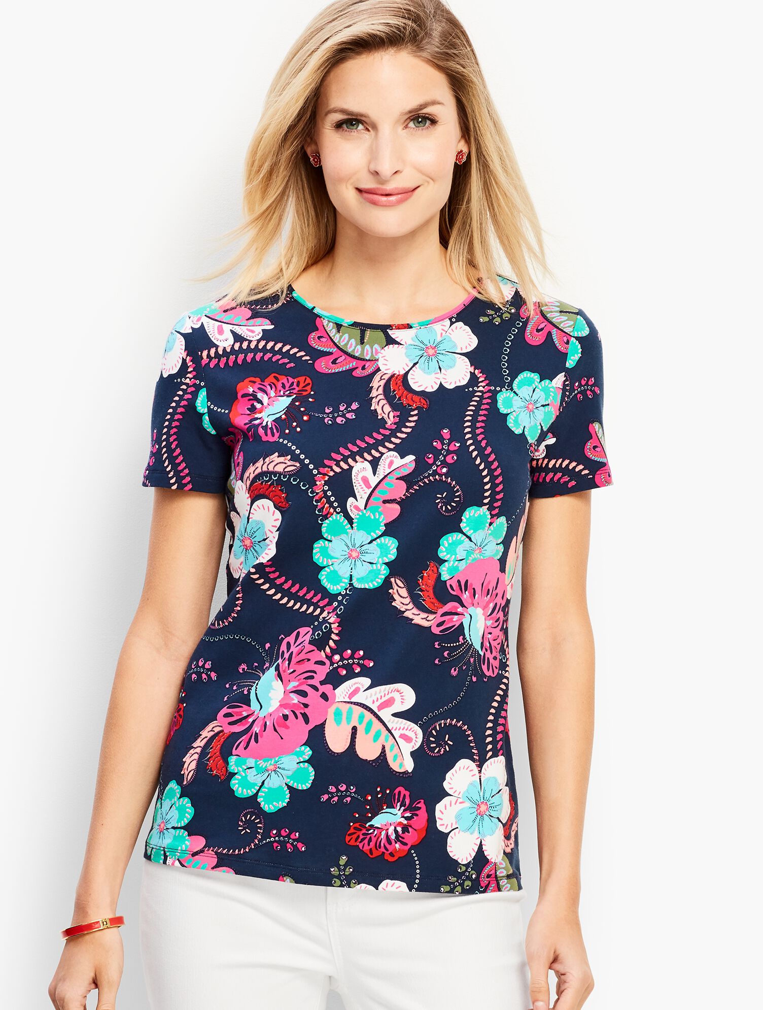 Jungle Floral Crewneck Tee