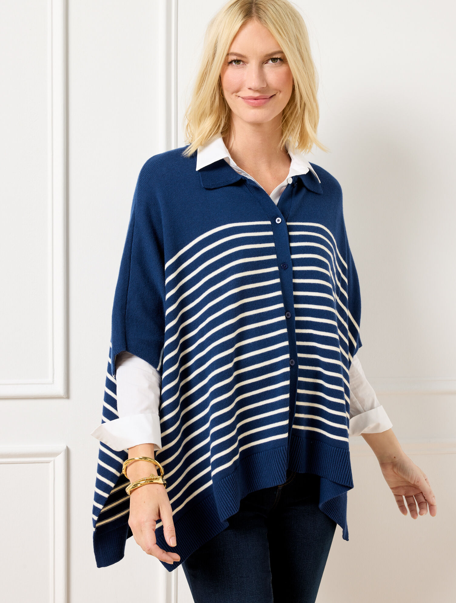 Plus Exclusive Polo Poncho